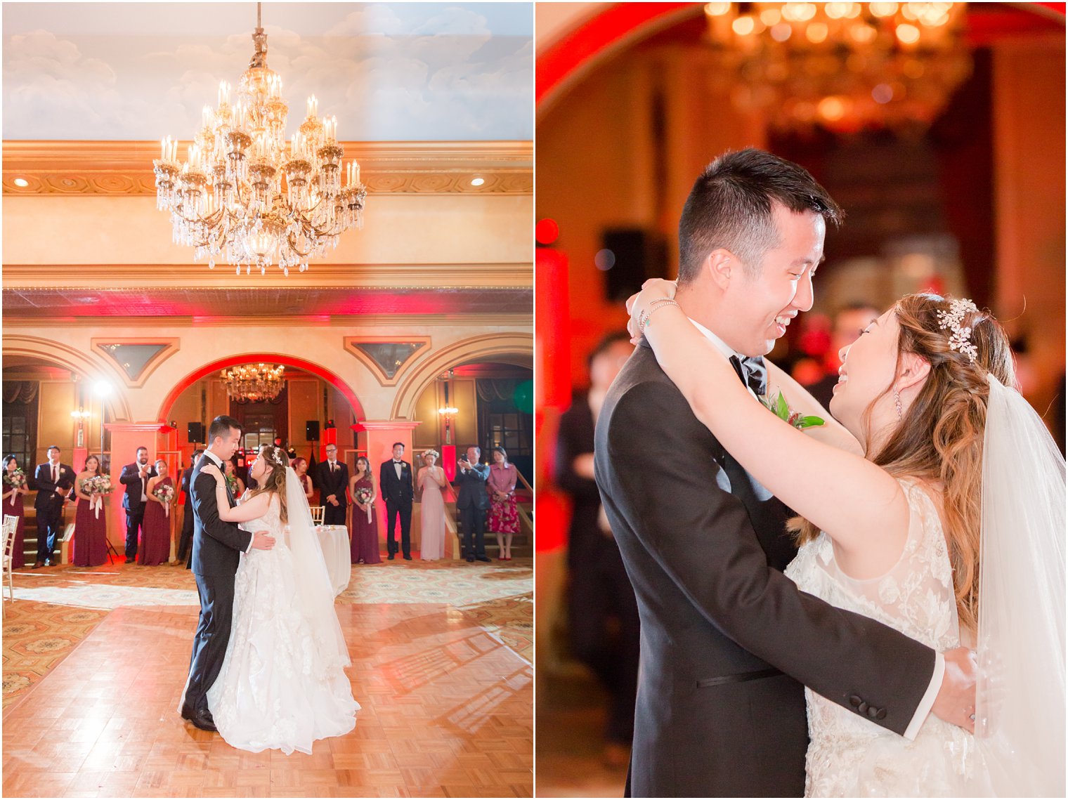 Wedding reception at Claridge Hotel in Atlantic City, NJ