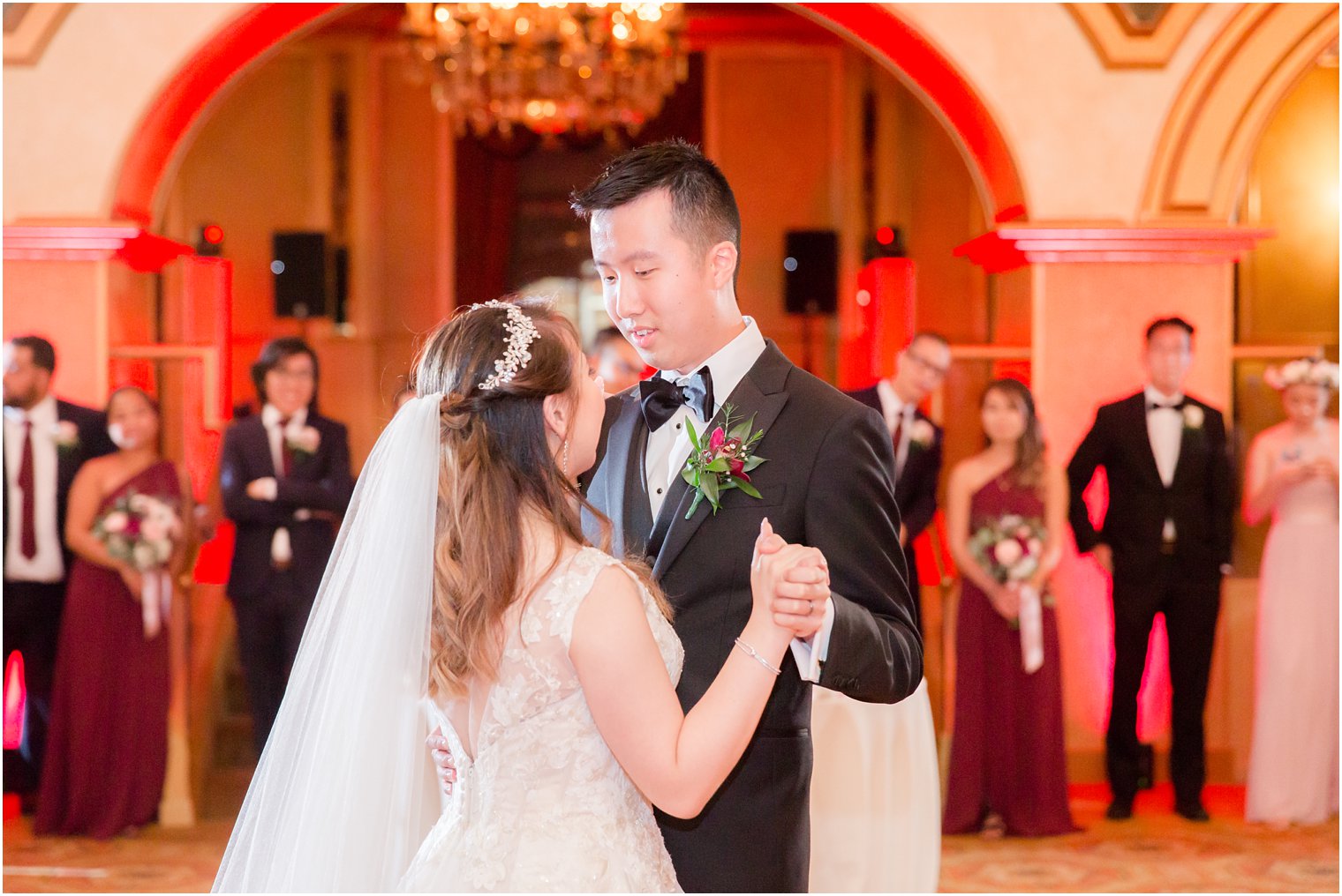 Wedding reception at Claridge Hotel in Atlantic City, NJ