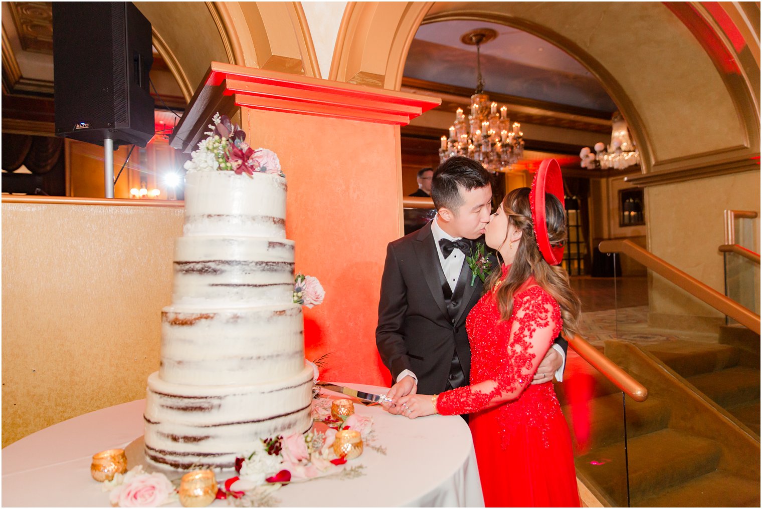 Wedding reception at Claridge Hotel in Atlantic City, NJ