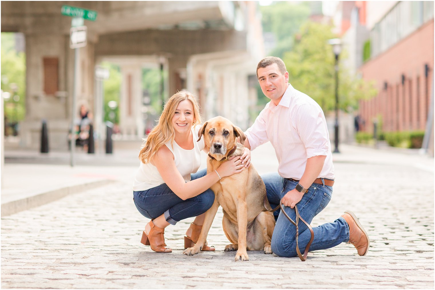 Idalia Photography captures Hoboken NJ engagement portraits