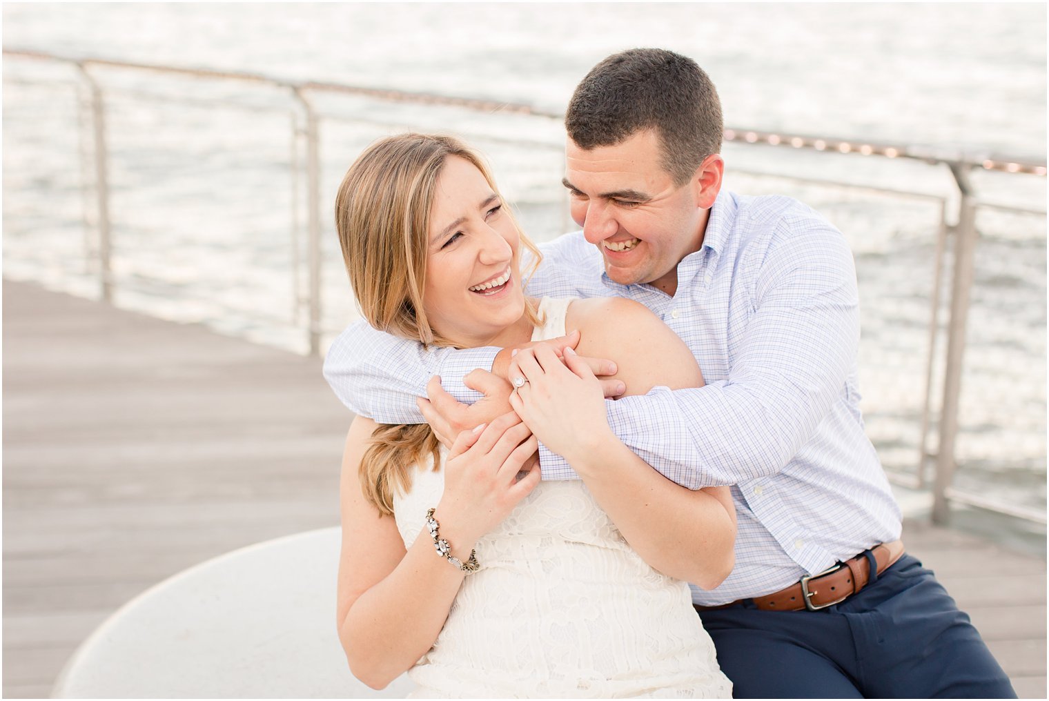 engagement session in Hoboken NJ with Idalia Photography