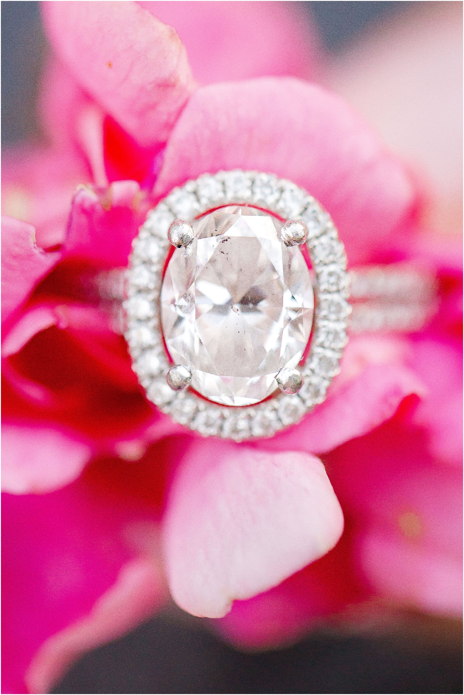 diamond ring photographed by NJ wedding photographer Idalia Photography