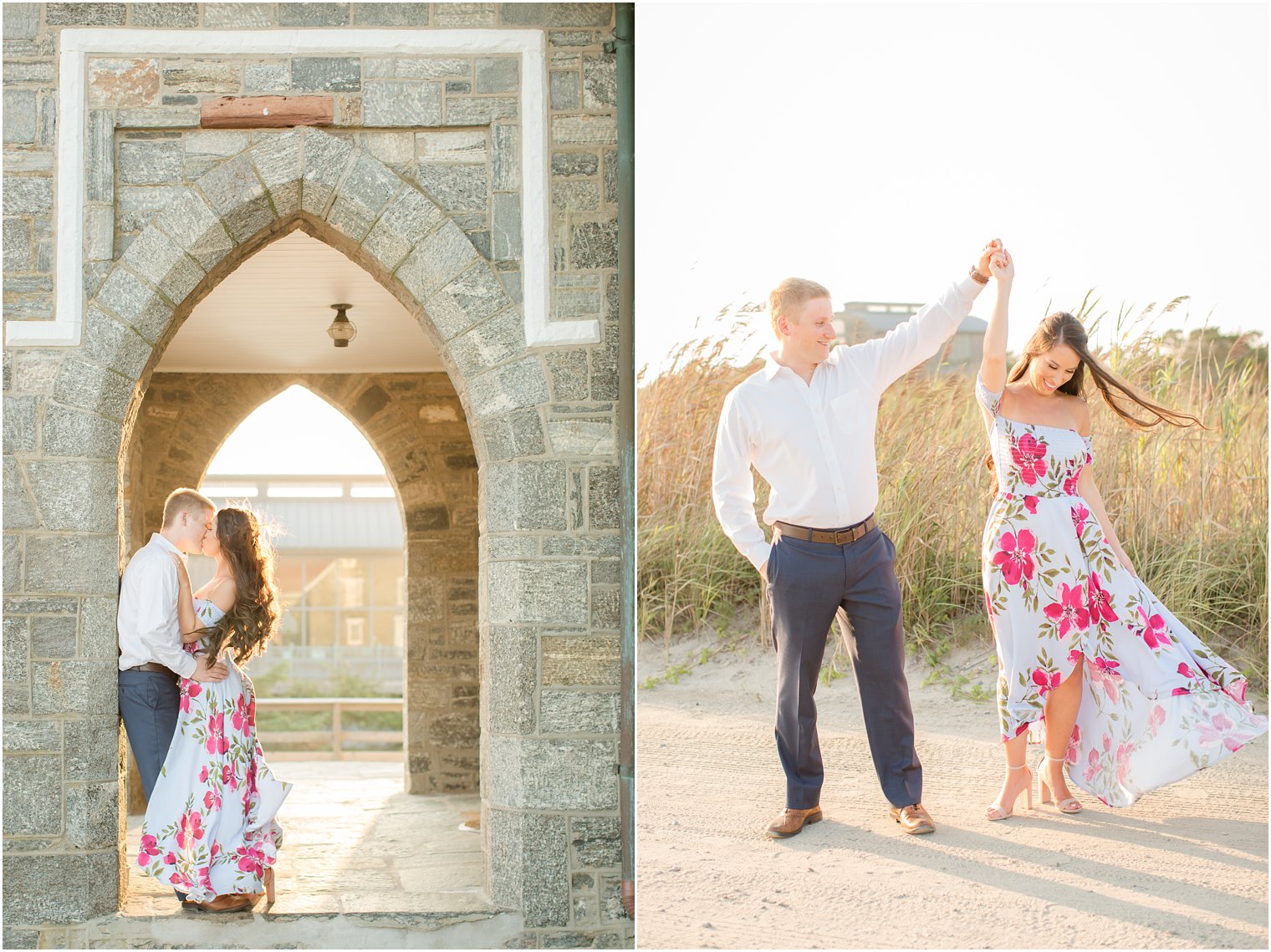 Long Island beach engagement session by Idalia Photography