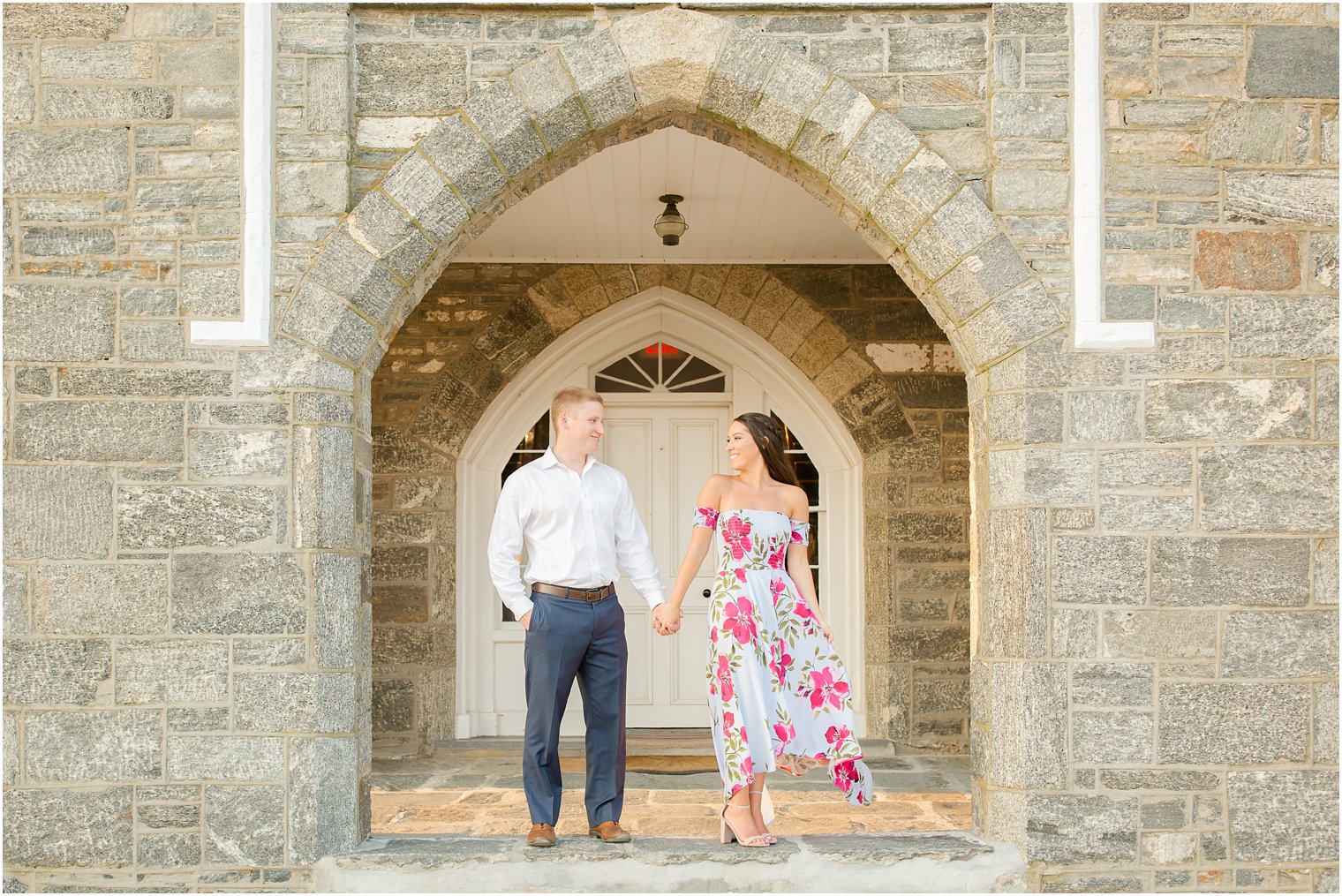 Fire Island lighthouse engagement portraits 