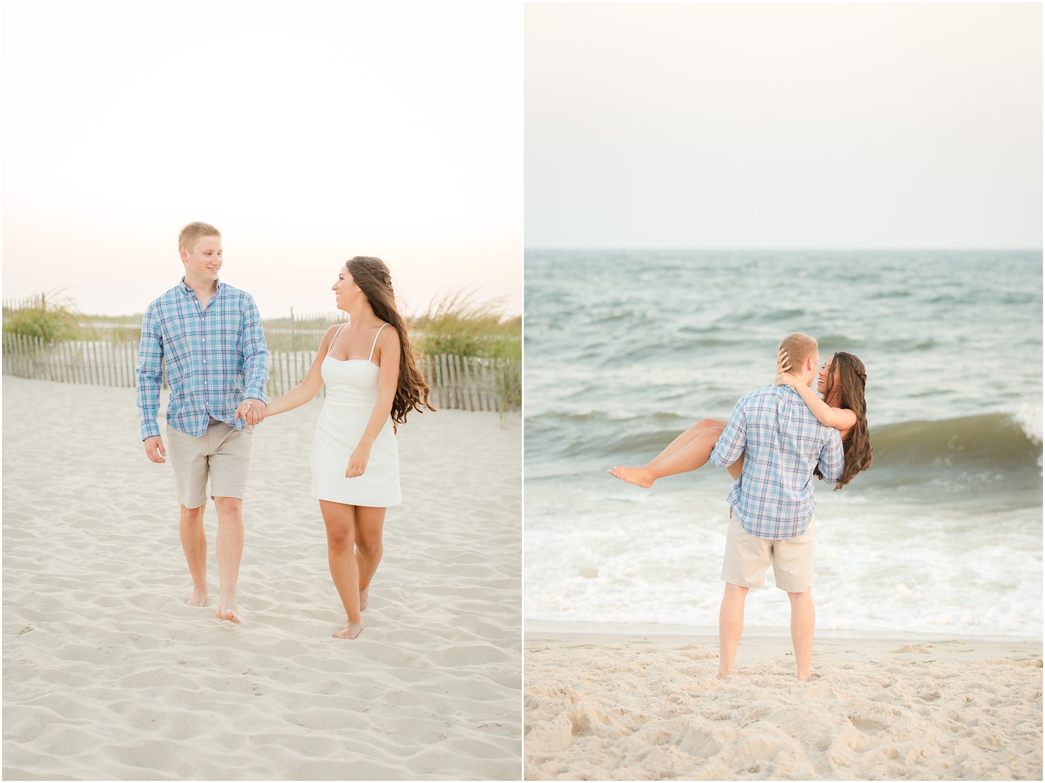 fun engagement session at Long Island with Idalia Photography