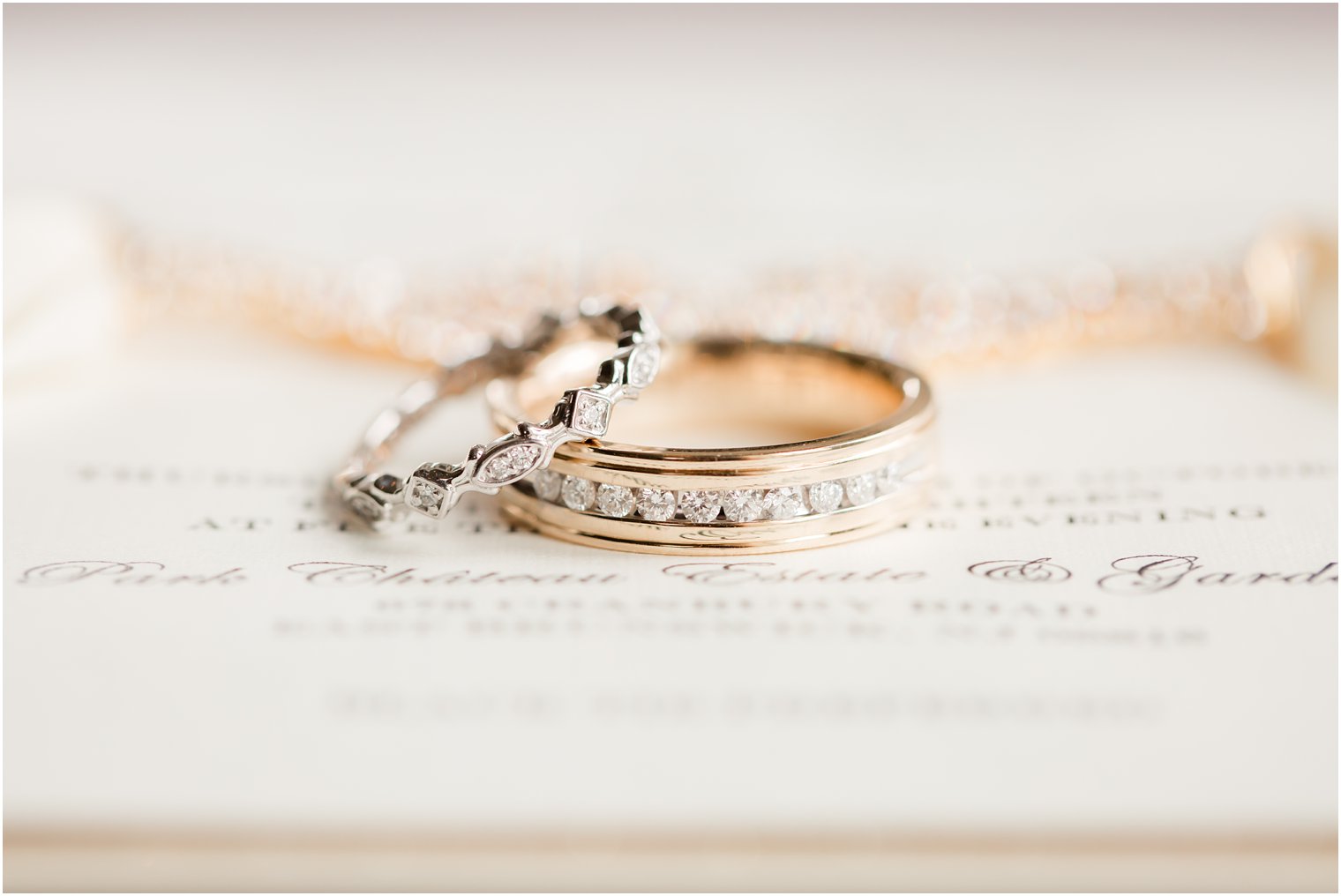 Classic wedding bands for a wedding at Park Chateau Estate