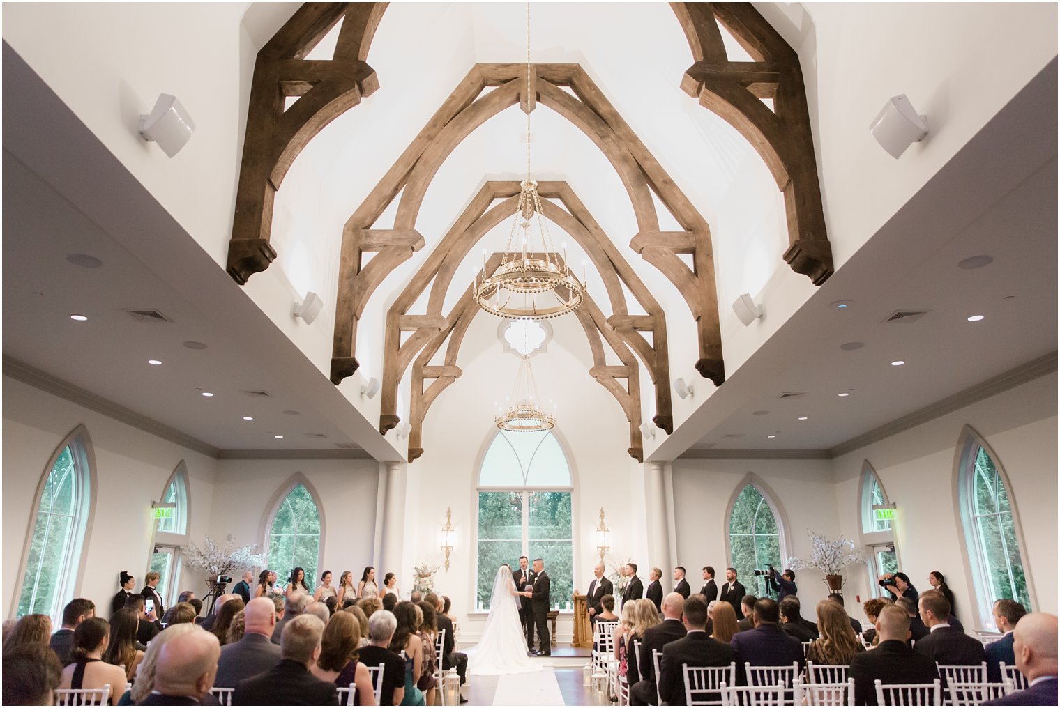 Wedding ceremony at Park Chateau Estate in East Brunswick NJ 