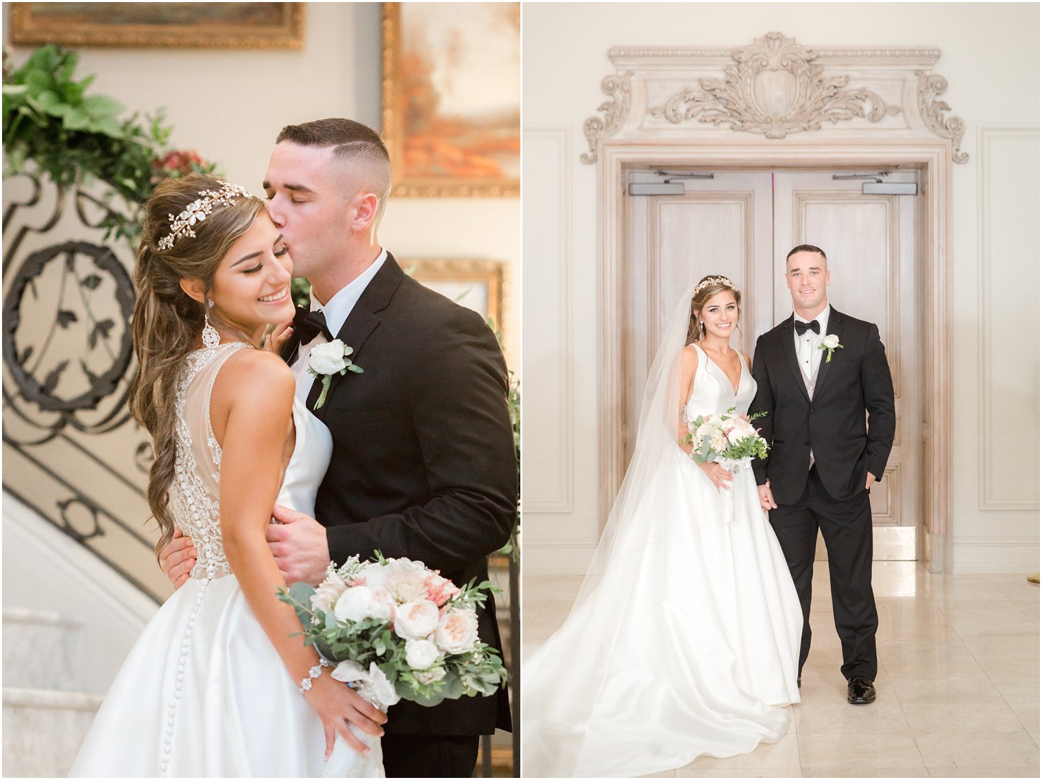 Elegant portraits of newlyweds at Park Chateau