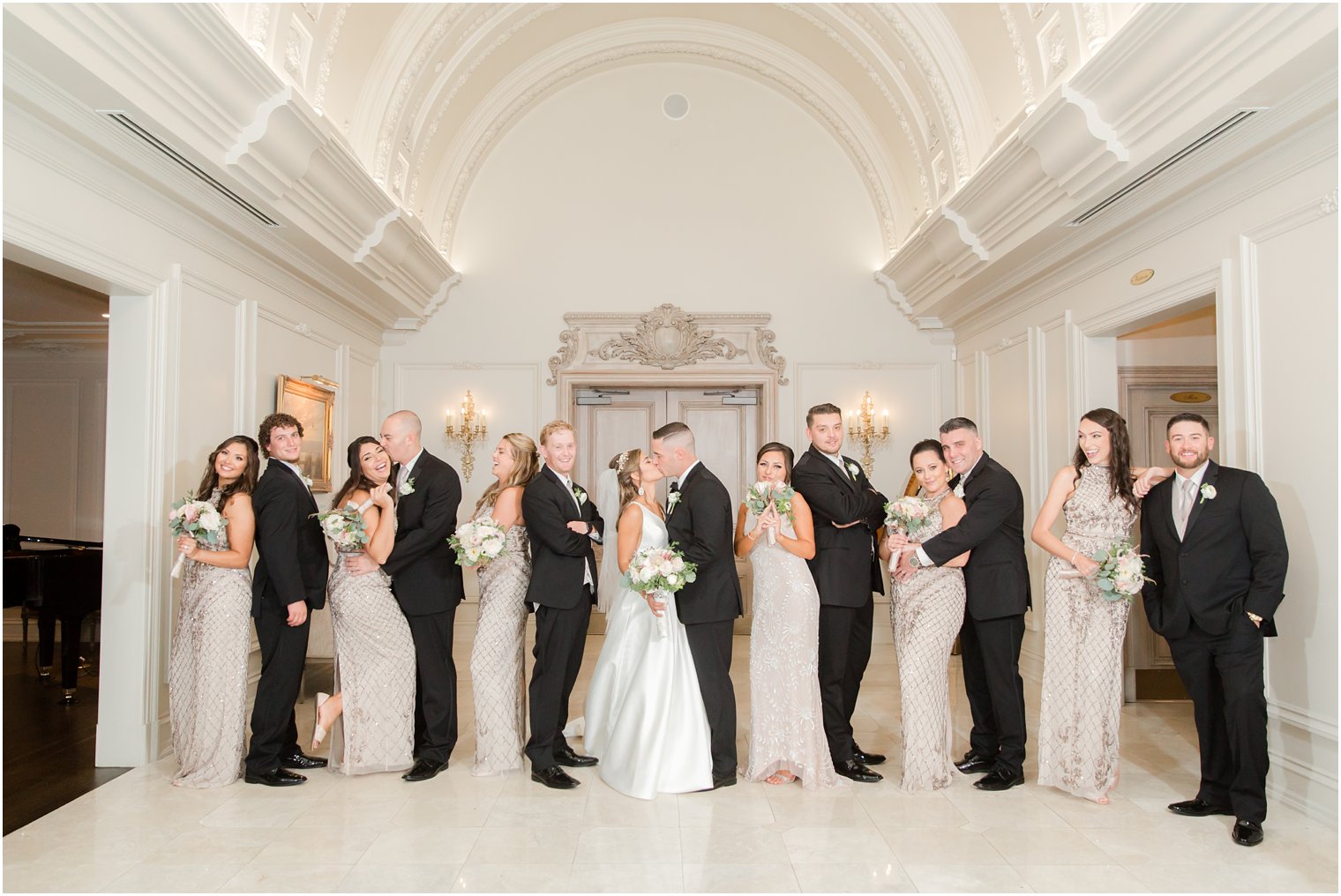 Bridal Party posing for a group photo