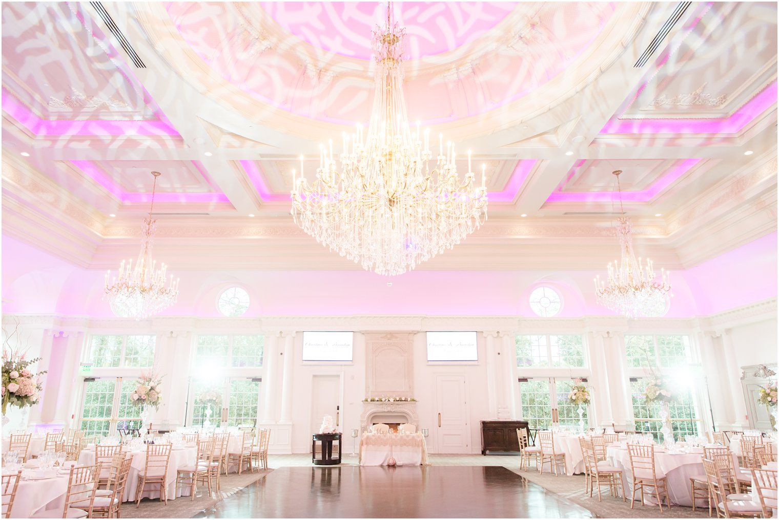 empty ballroom at Park Chateau Estate and Gardens