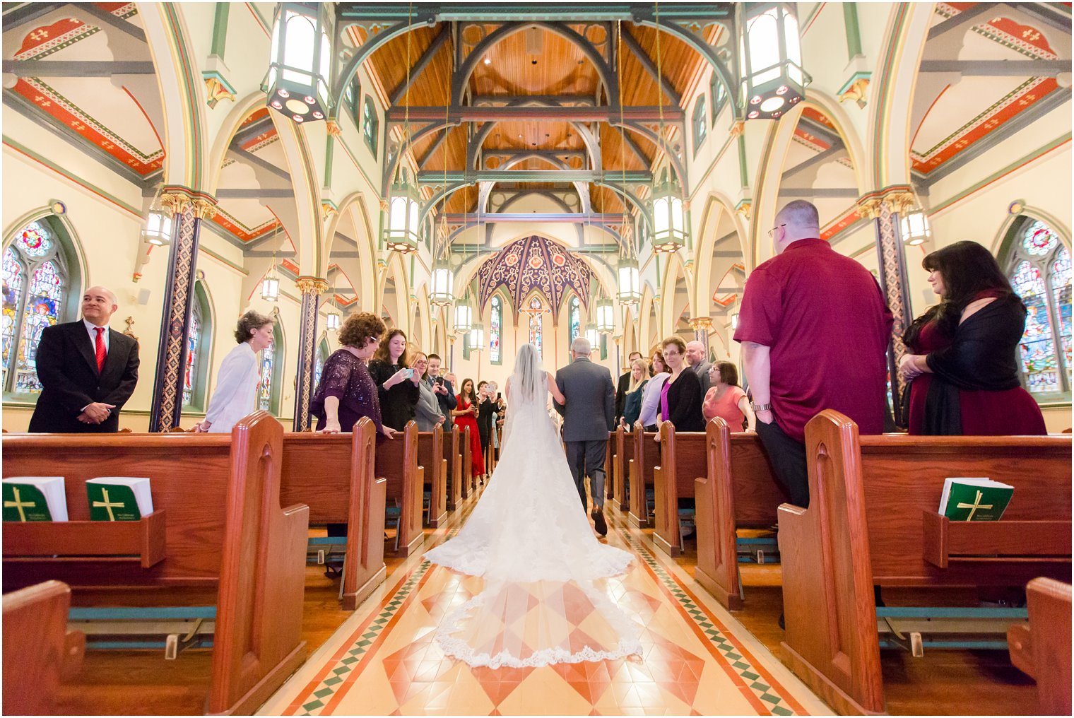 New Jersey church wedding photographed by Idalia Photography