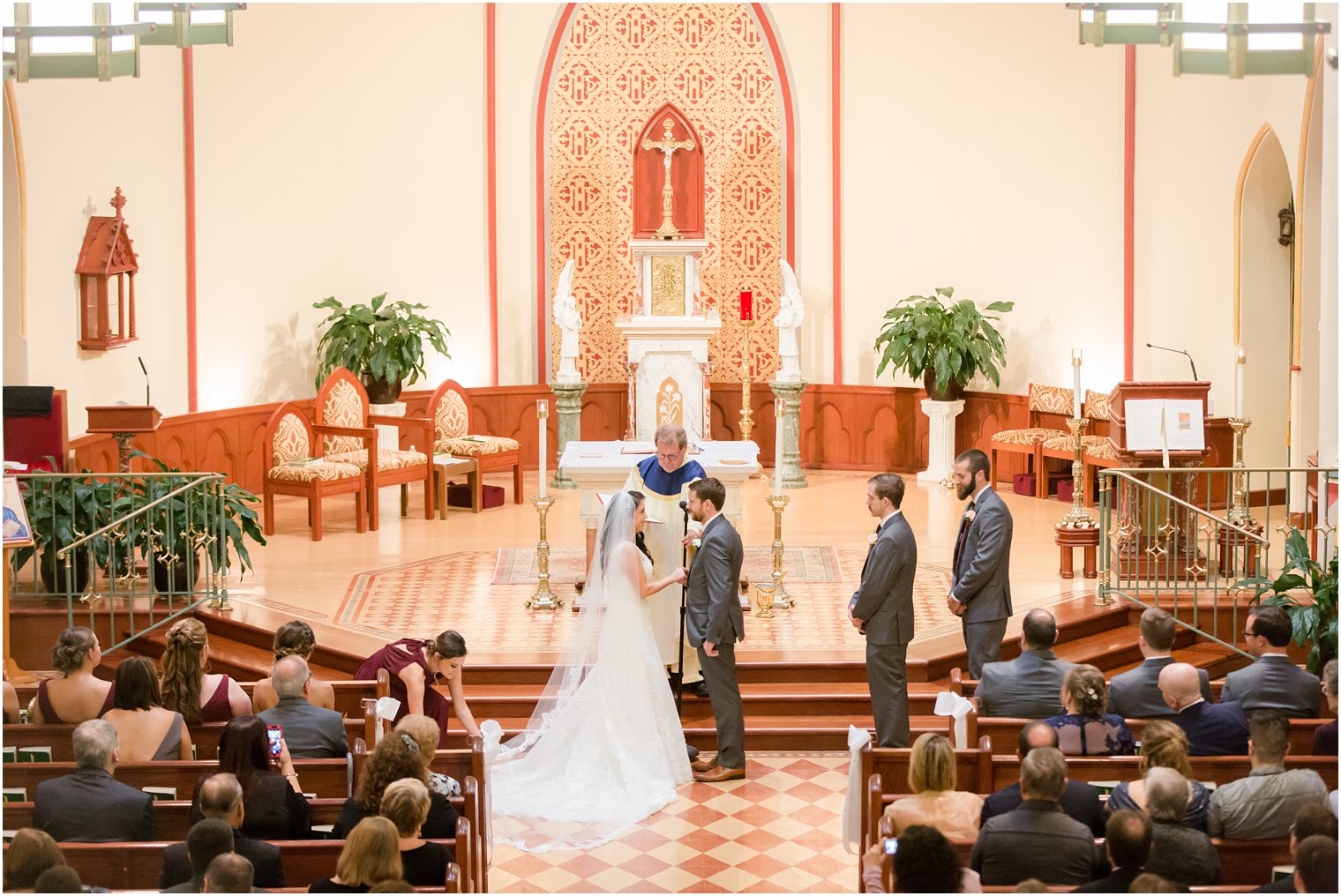 church wedding day photographed by NJ wedding photographer Idalia Photography