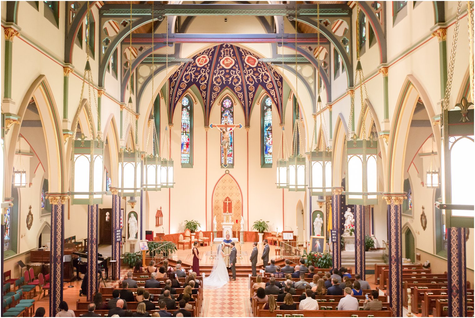 gorgeous church wedding in Morris County photographed by Idalia Photography