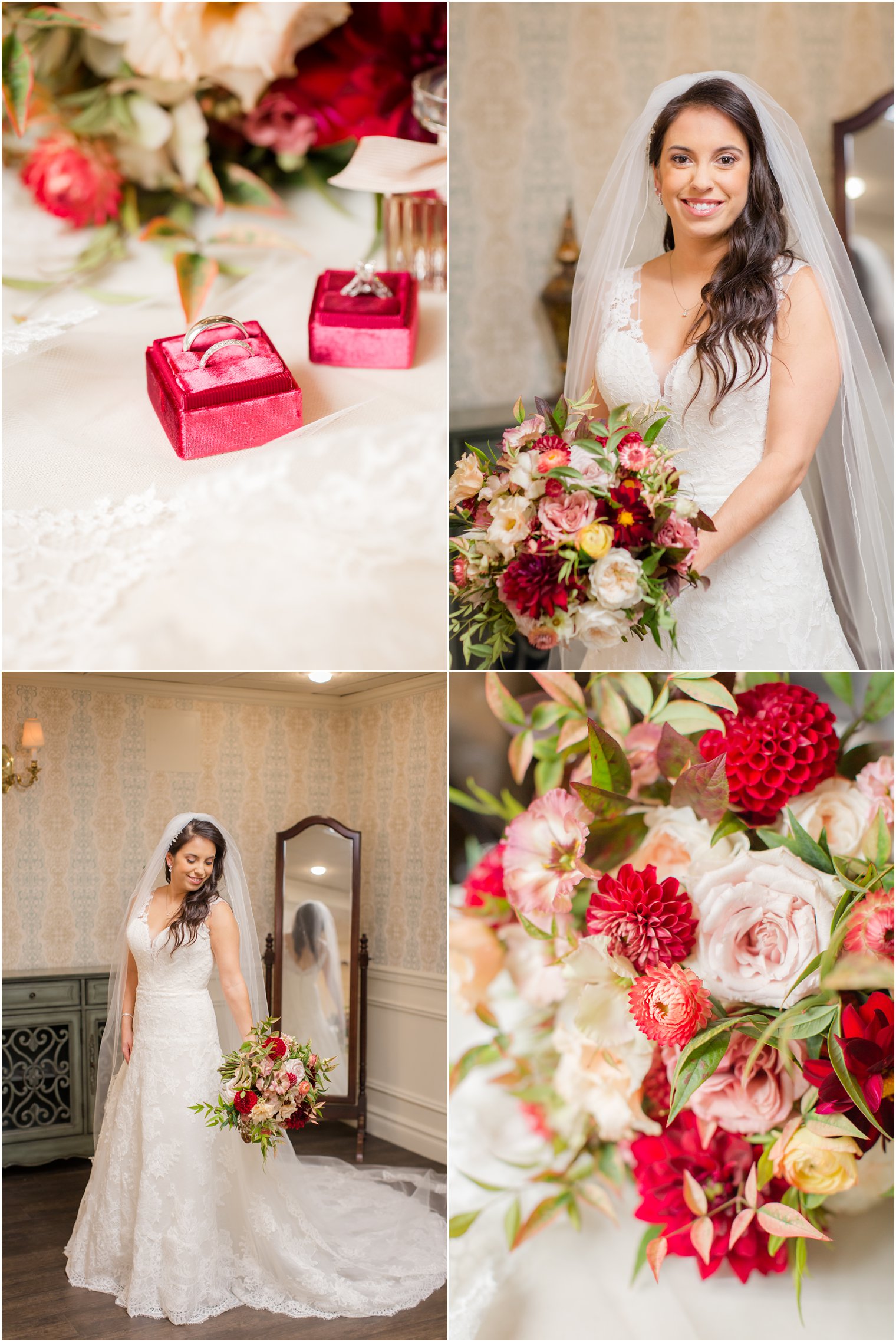 fall wedding day details at Olde Mill Inn photographed by NJ wedding photographer Idalia Photography