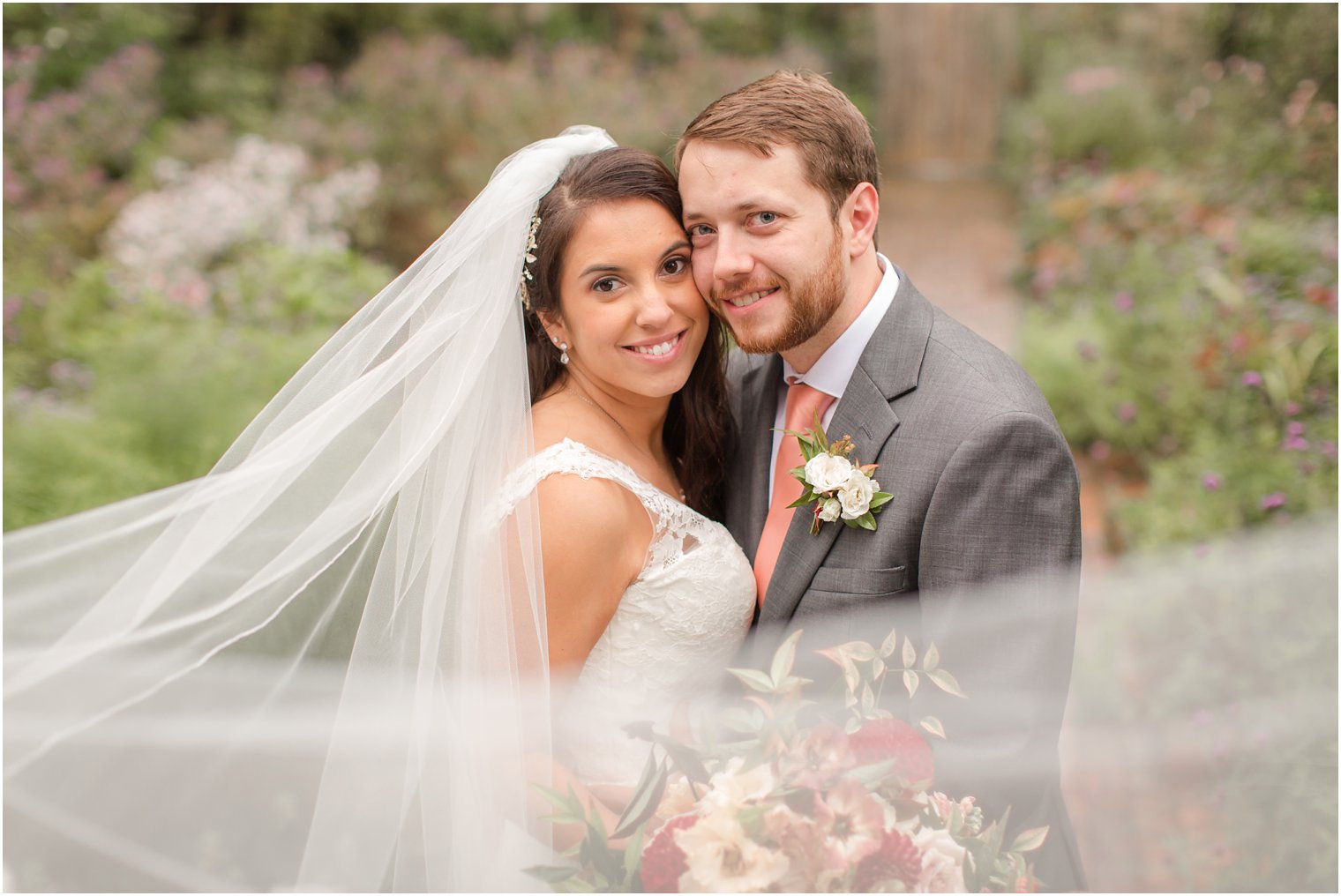 newlyweds wedding portraits at Olde Mill Inn photographed by Idalia Photography