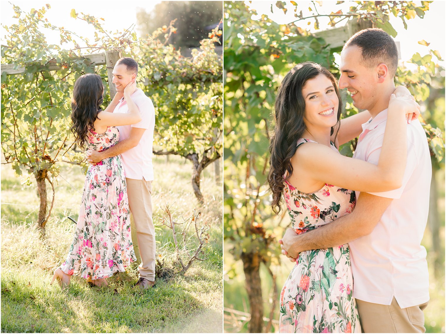 Romantic engagement session in Cape May