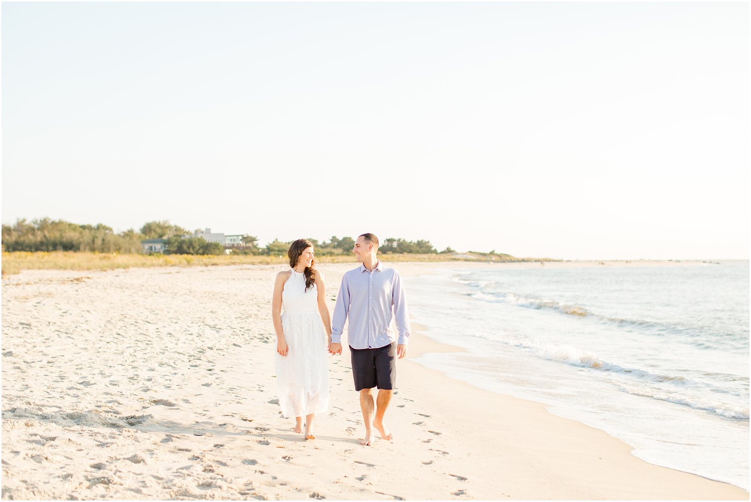 Engagement session at Sunset Beach in Cape May