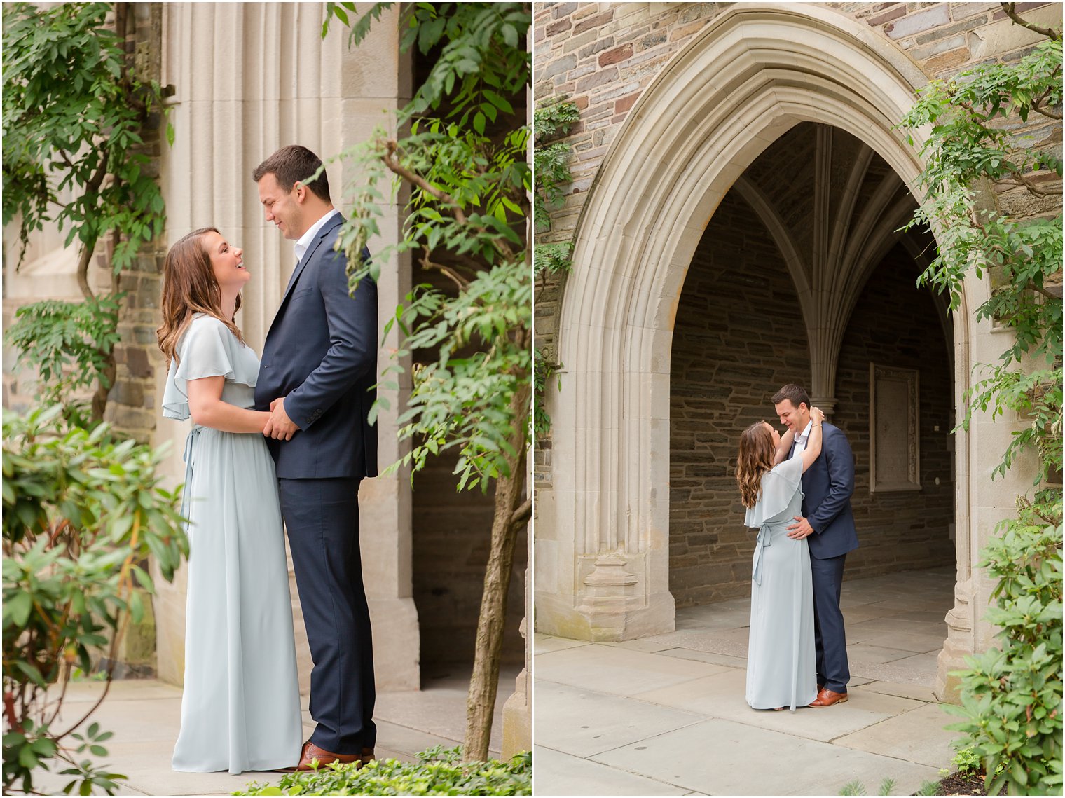 Idalia Photography photographs engagement session at Princeton University 