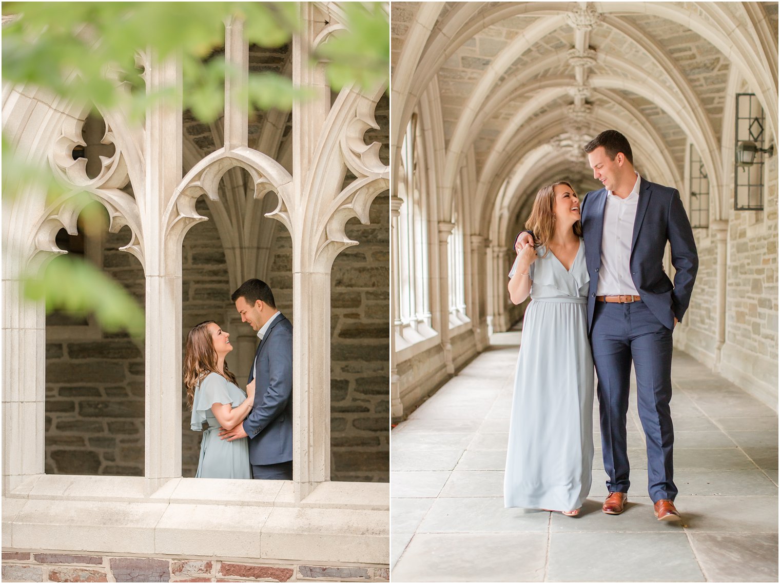 engagement portraits at Princeton University with Idalia Photography