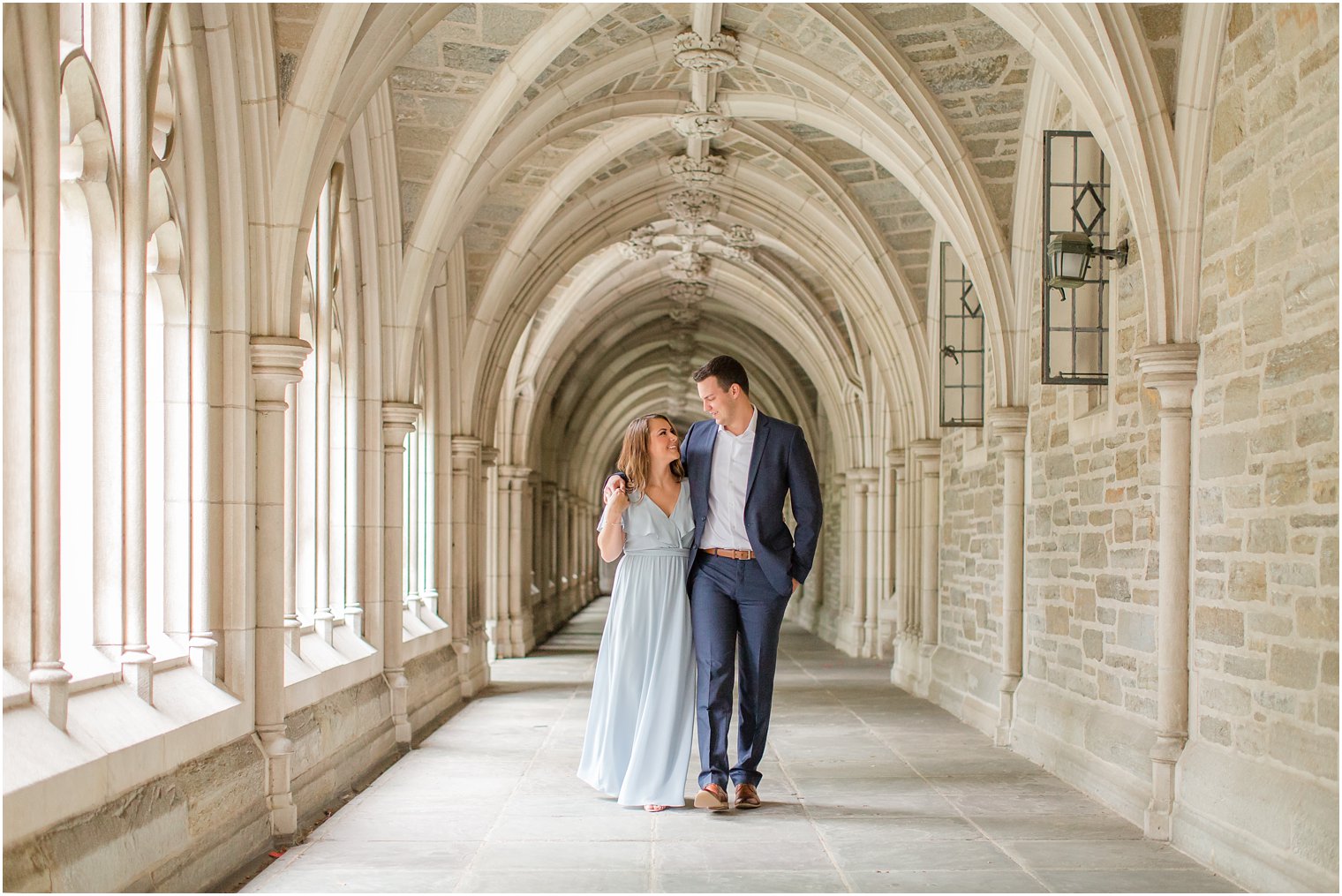 New Jersey couple takes Princeton University Engagement Photos with Idalia Photography