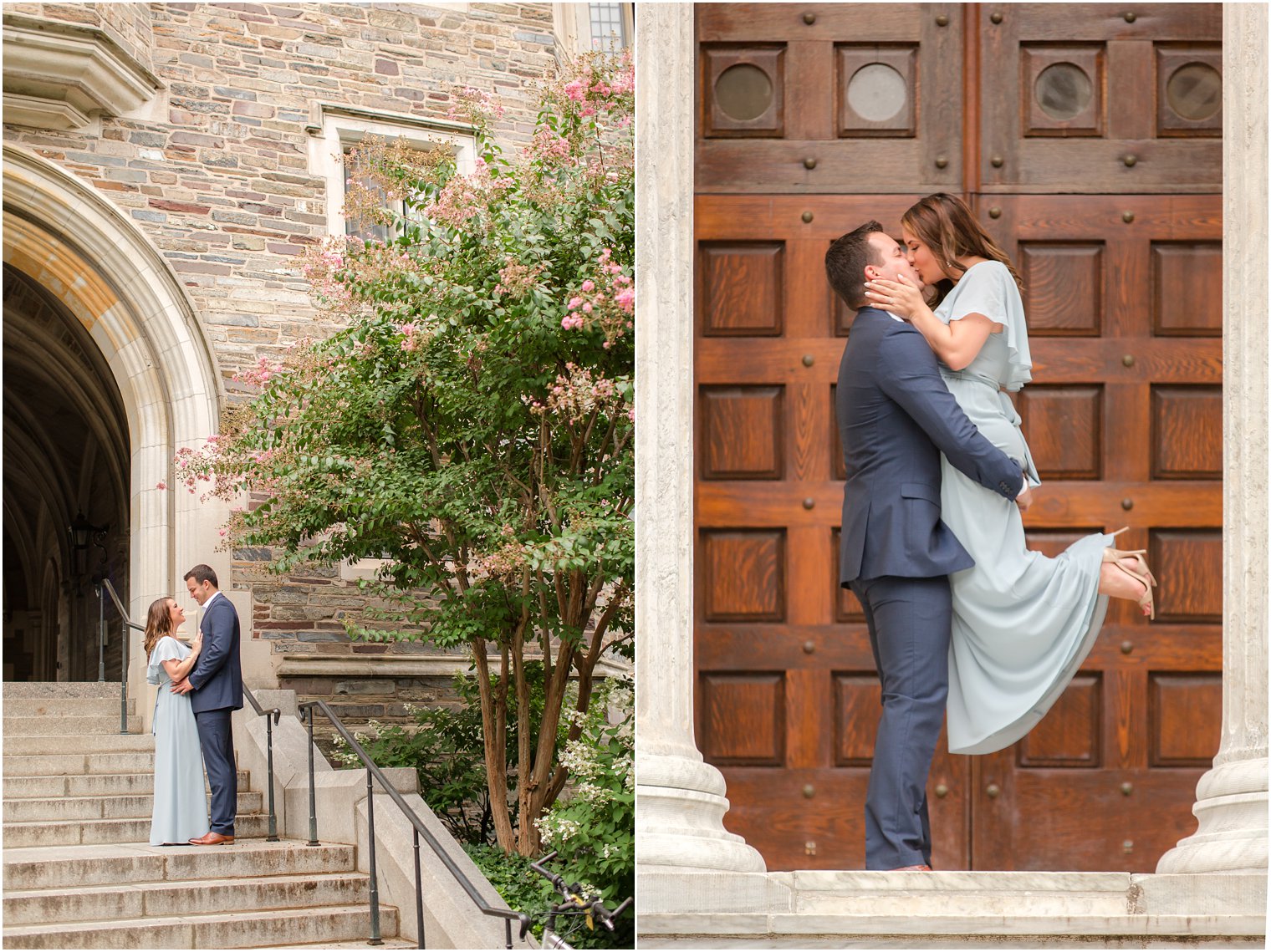 NJ wedding photographer Idalia Photography photographs Princeton University Engagement session
