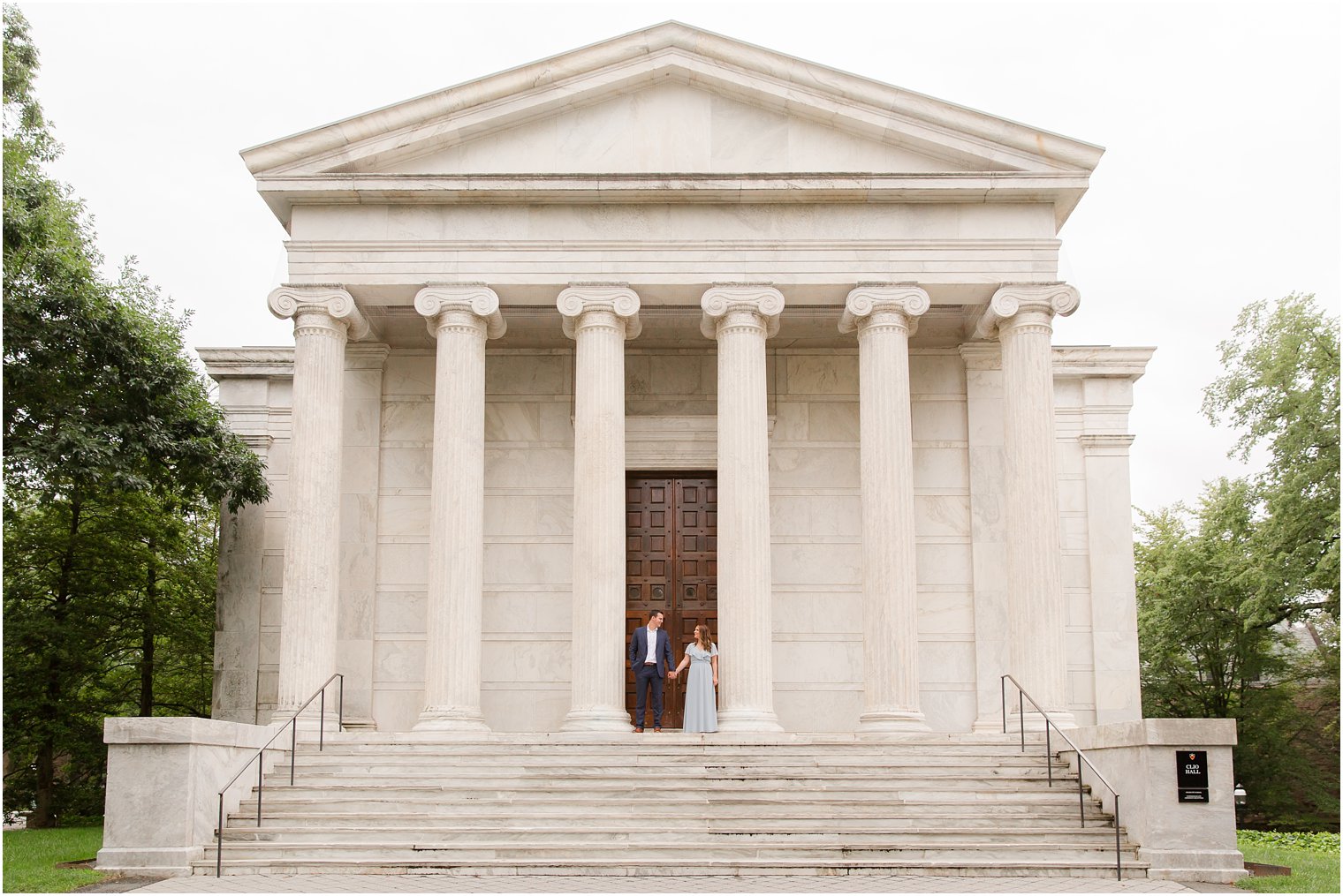 Gorgeous fall engagement session at Princeton University with Idalia Photography