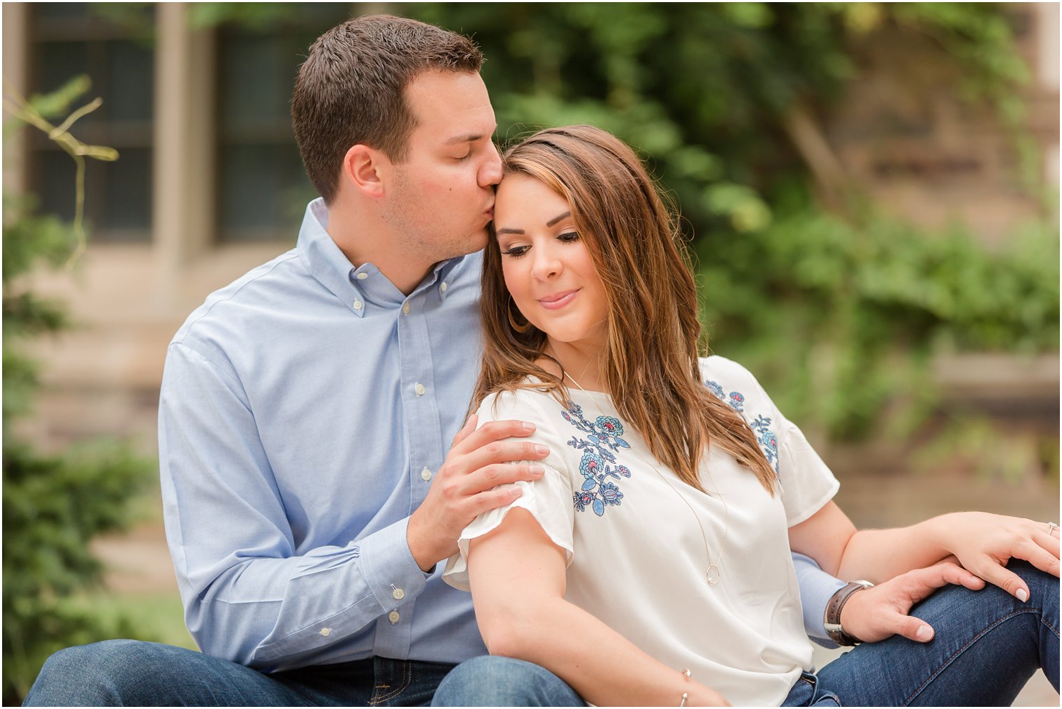 engagement session with Idalia Photography at Princeton University