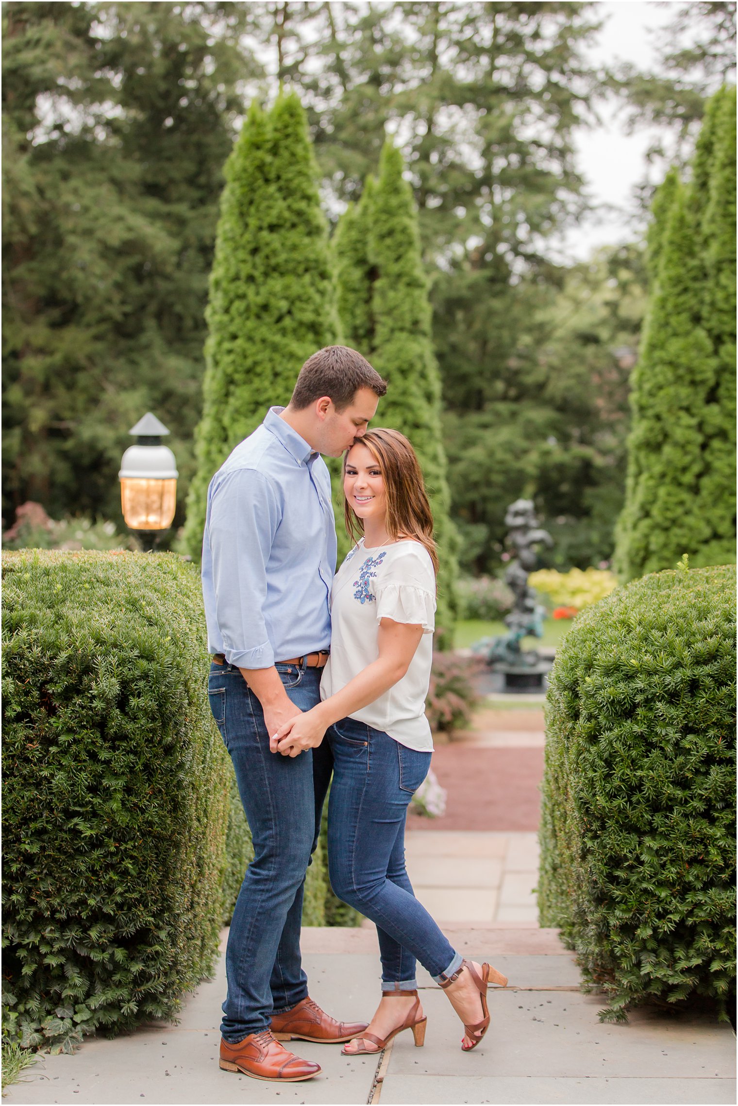 New Jersey wedding photographer captures Princeton University engagement session