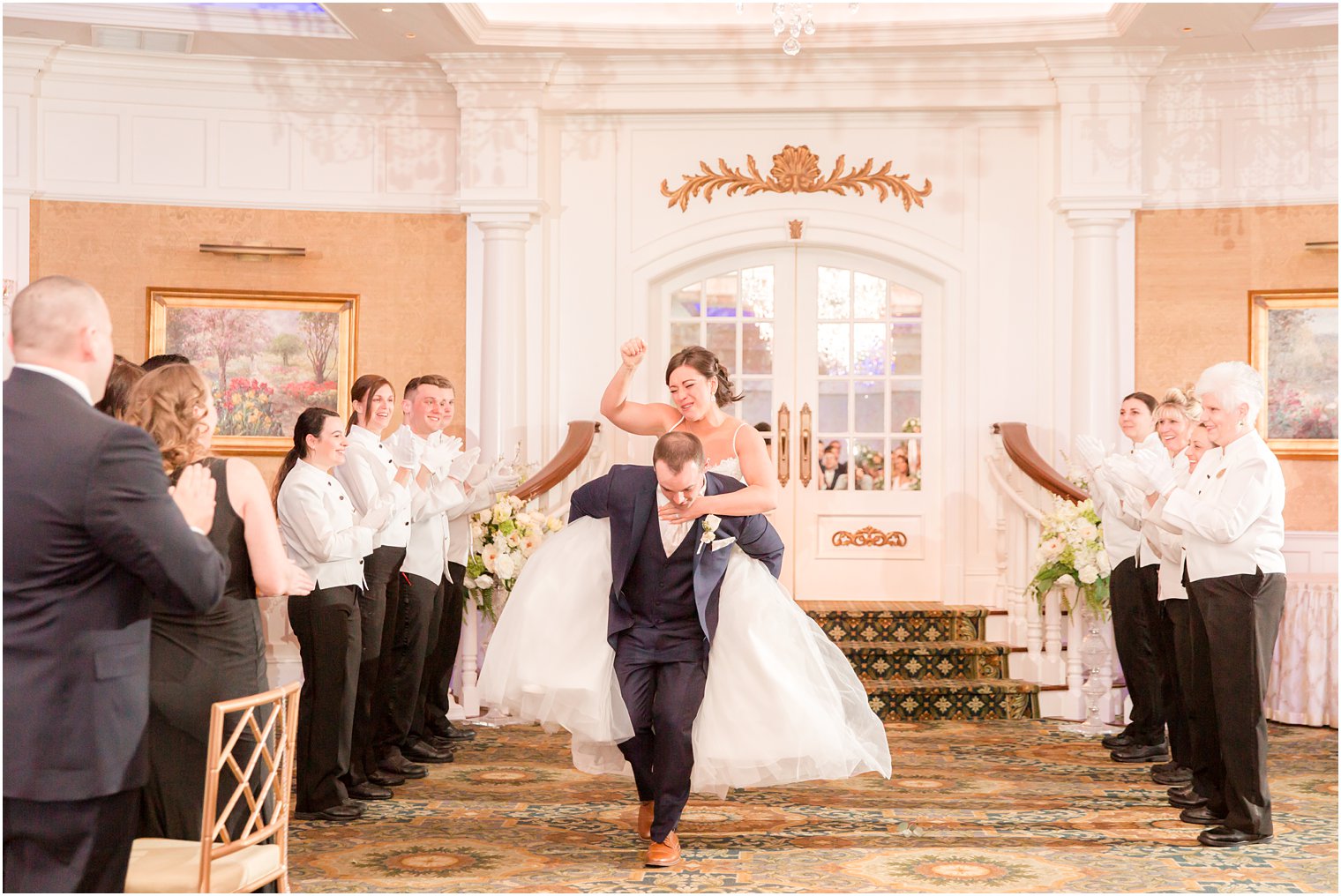 wedding reception photos at Clarks Landing Yacht Club in Point Pleasant, NJ