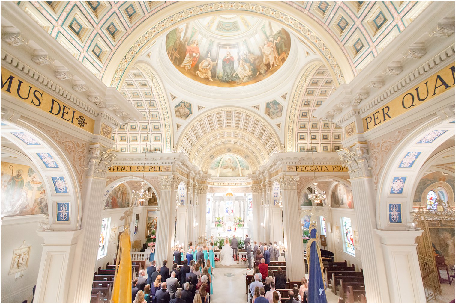 wedding ceremony at St. Catharine's Church in Spring Lake, NJ