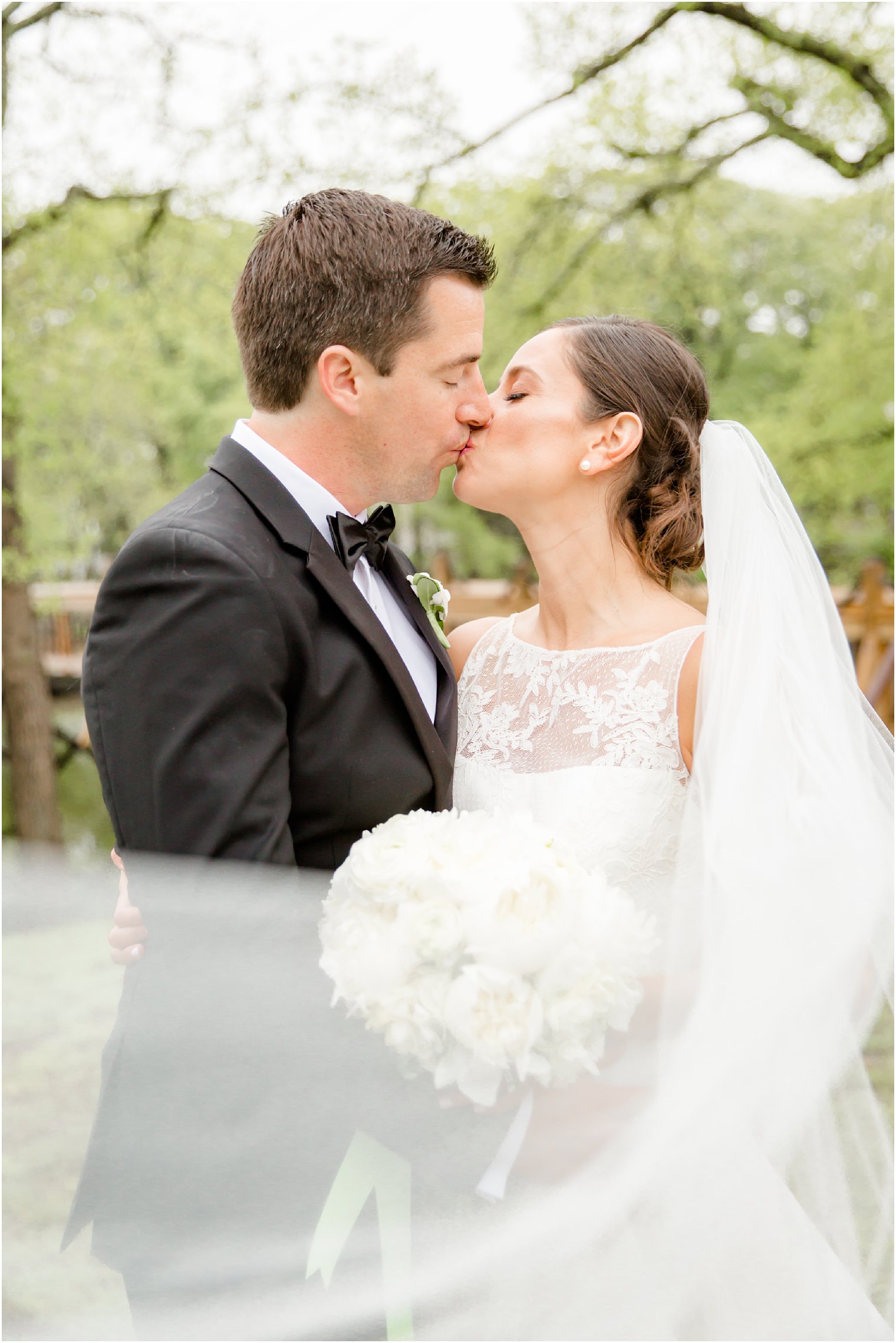 bride and groom portrait at Divine Park in Spring Lake, NJ