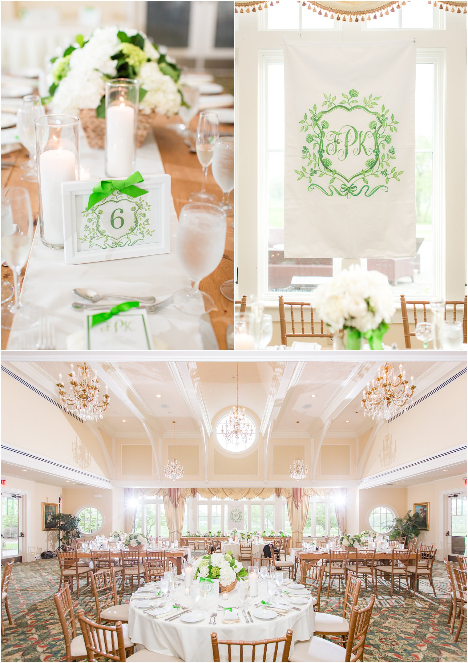 wedding reception at Spring Lake Golf Club in Spring Lake, NJ