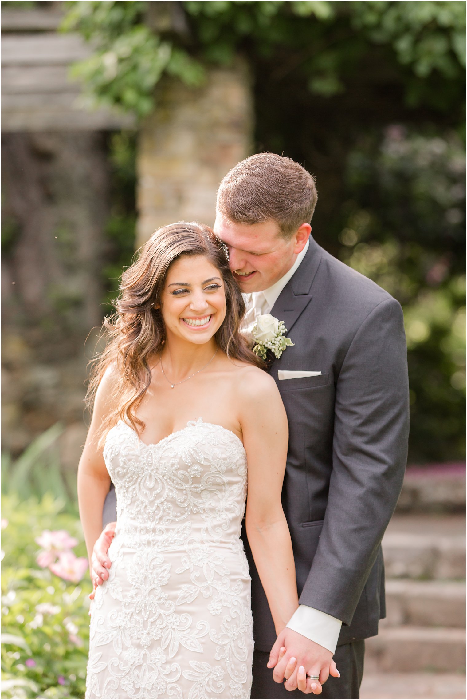 wedding portrait at Cross Estate Gardens in Bernardsville, NJ