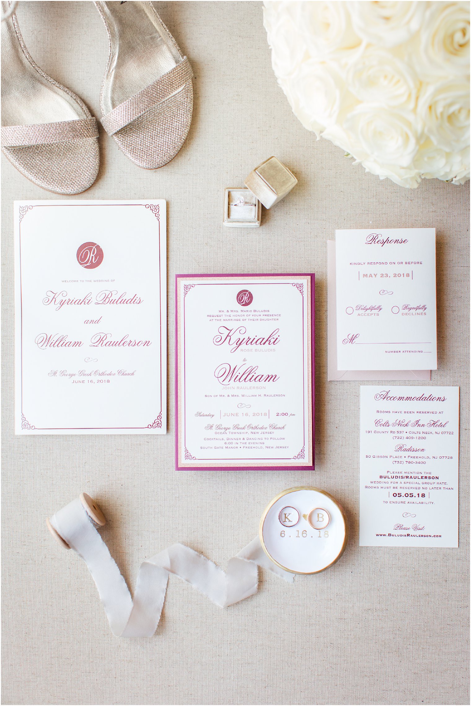 elegant wedding invitation by Art Paper Scissors