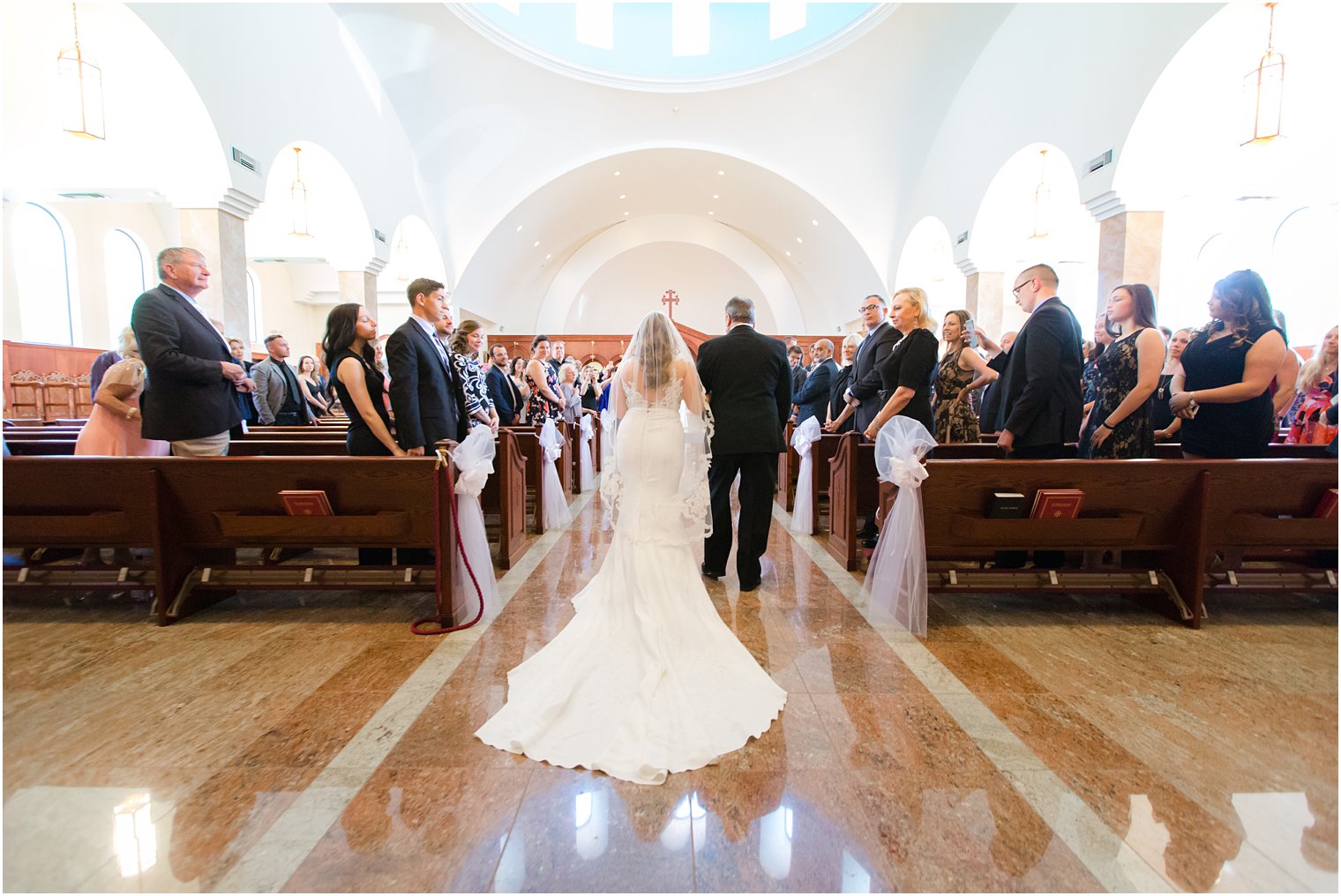 Greek wedding ceremony at St. George Greek Orthodox Church in Ocean Township, NJ