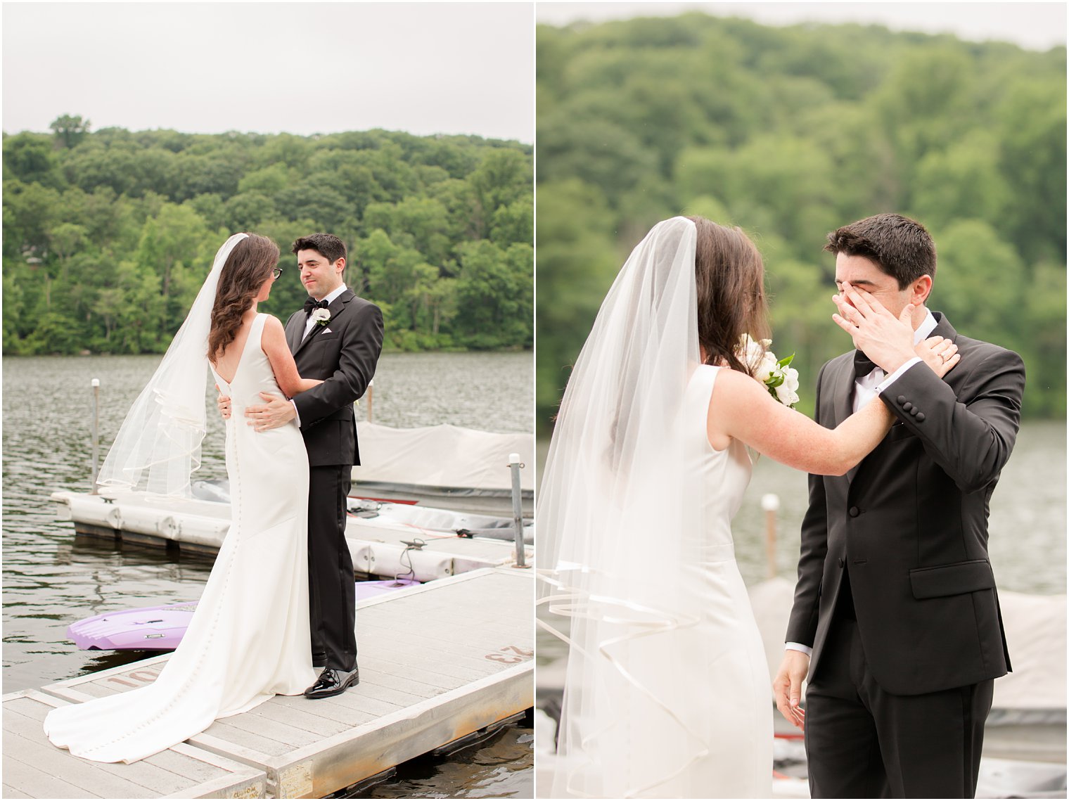 First look at Lake Valhalla wedding