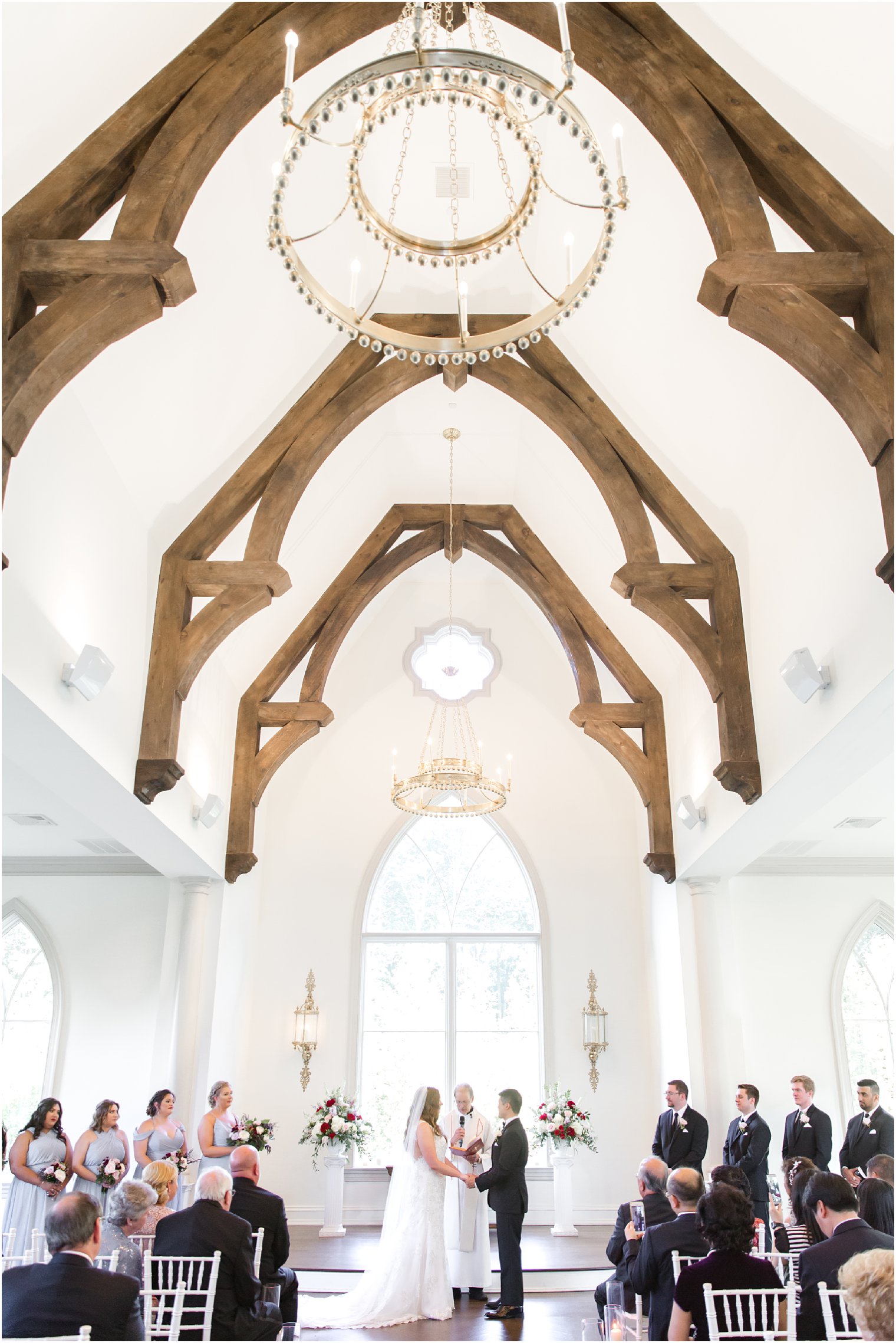 wedding ceremony at the Park Chateau Chapel