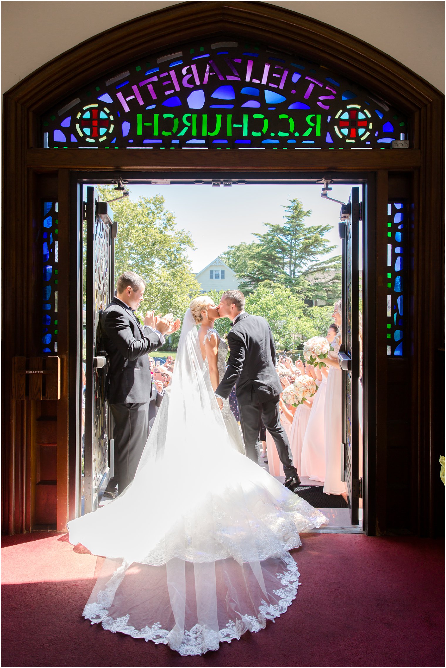 traditional wedding ceremony at St. Elizabeth's in Avon-by-the-Sea