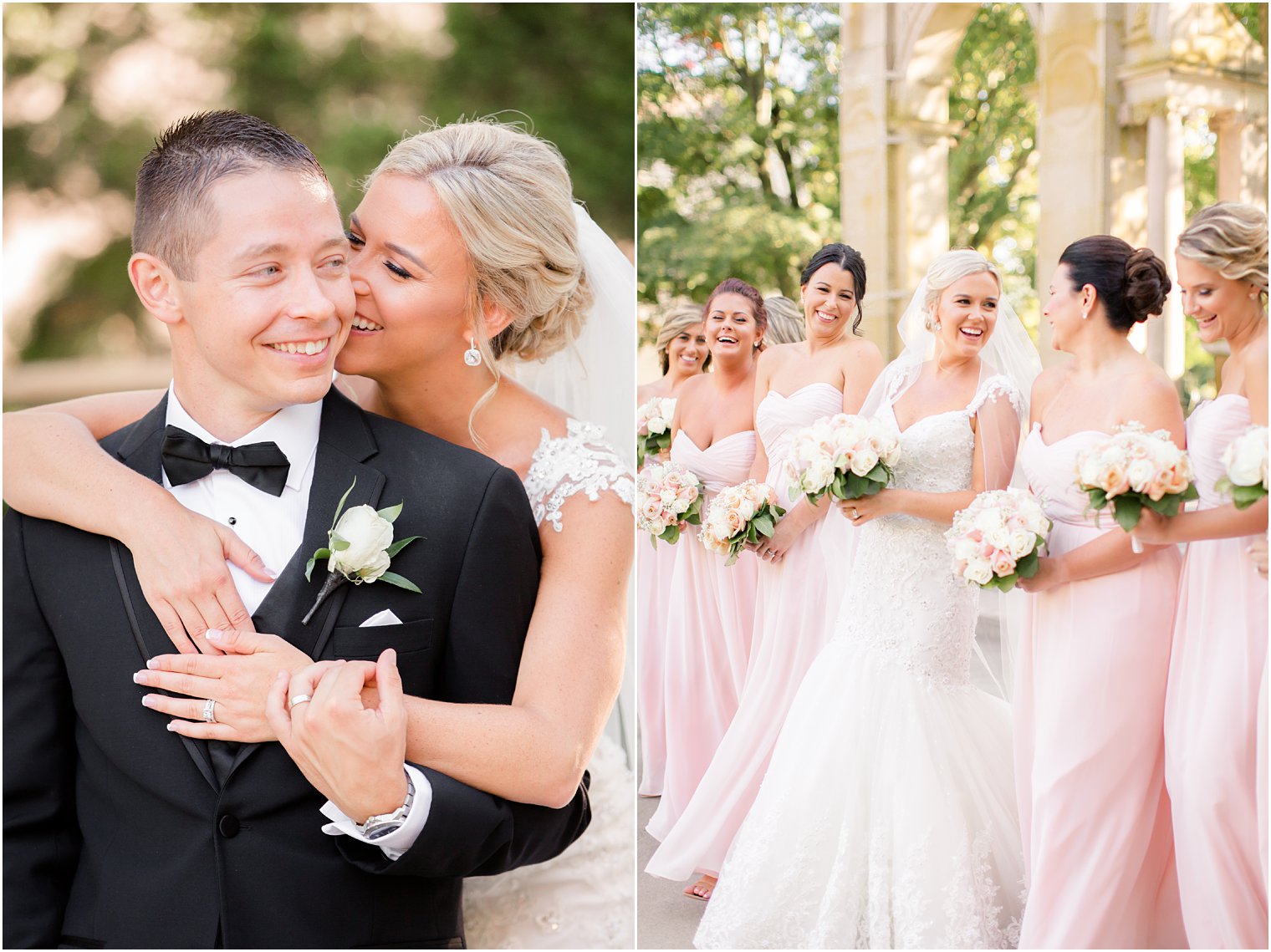 wedding photos at Monmouth University