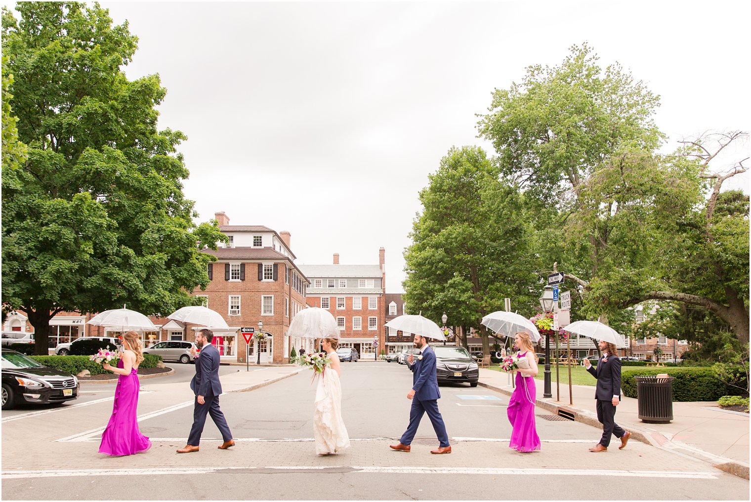 bridal party at Nassau Inn Wedding