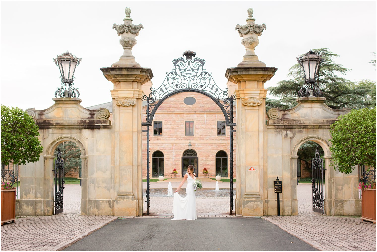 bridal portrait at Jasna Polana wedding