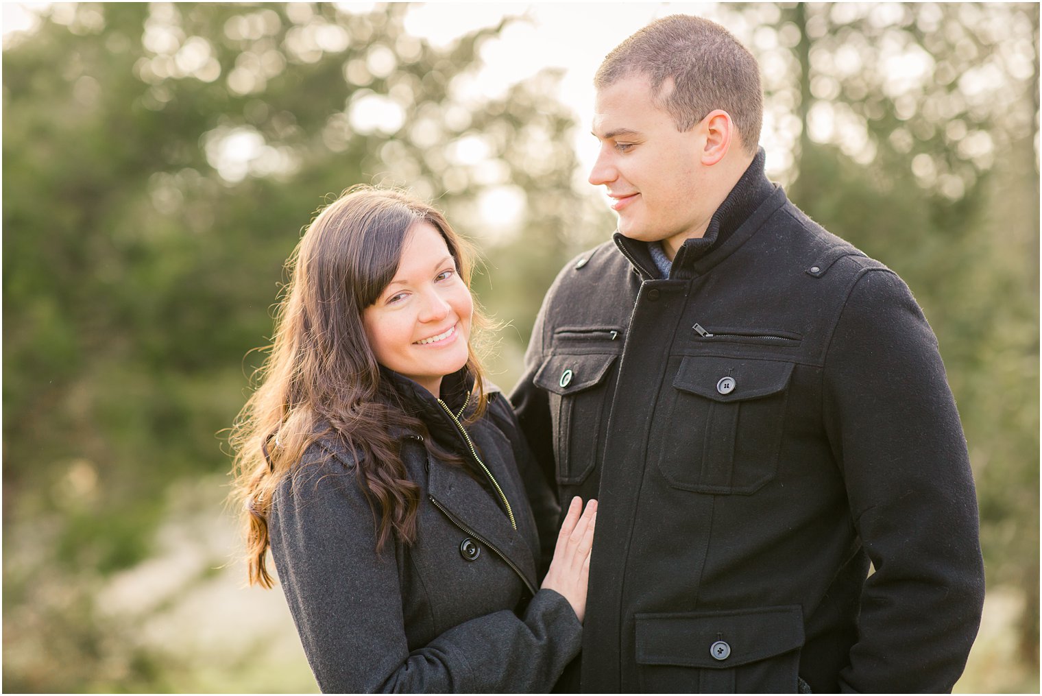 Christmas Tree Farm Engagement at Barclay's Farm in Cranbury, NJ