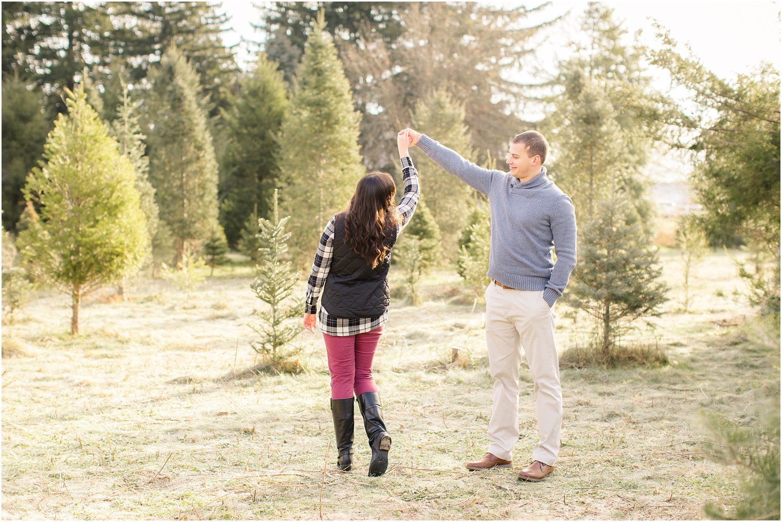 winter engagement session ideas