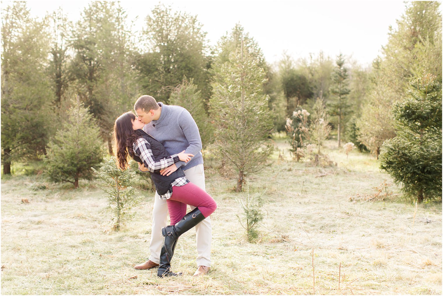 Christmas Tree Farm Engagement