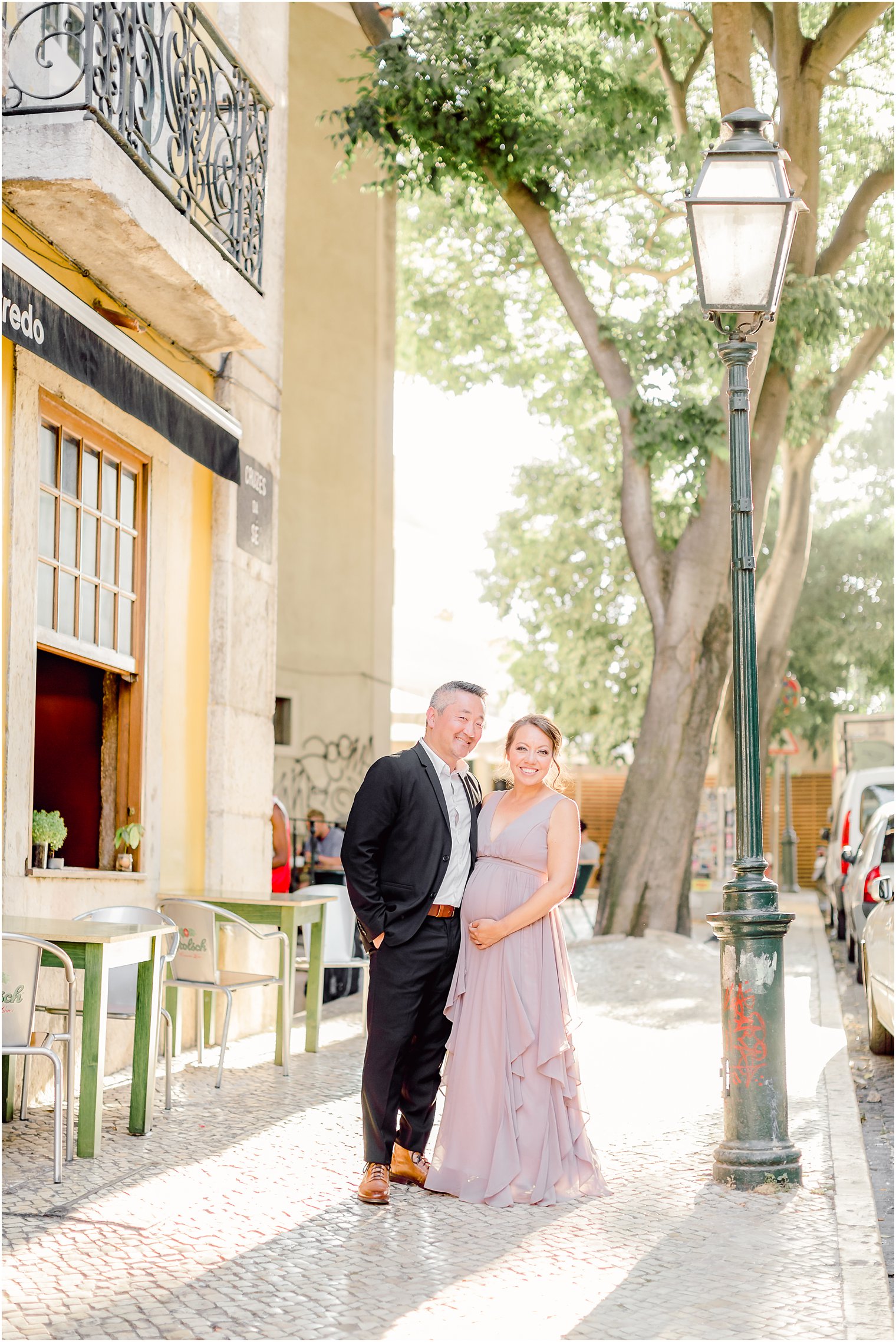 portrait of couple by by French Grey Photography