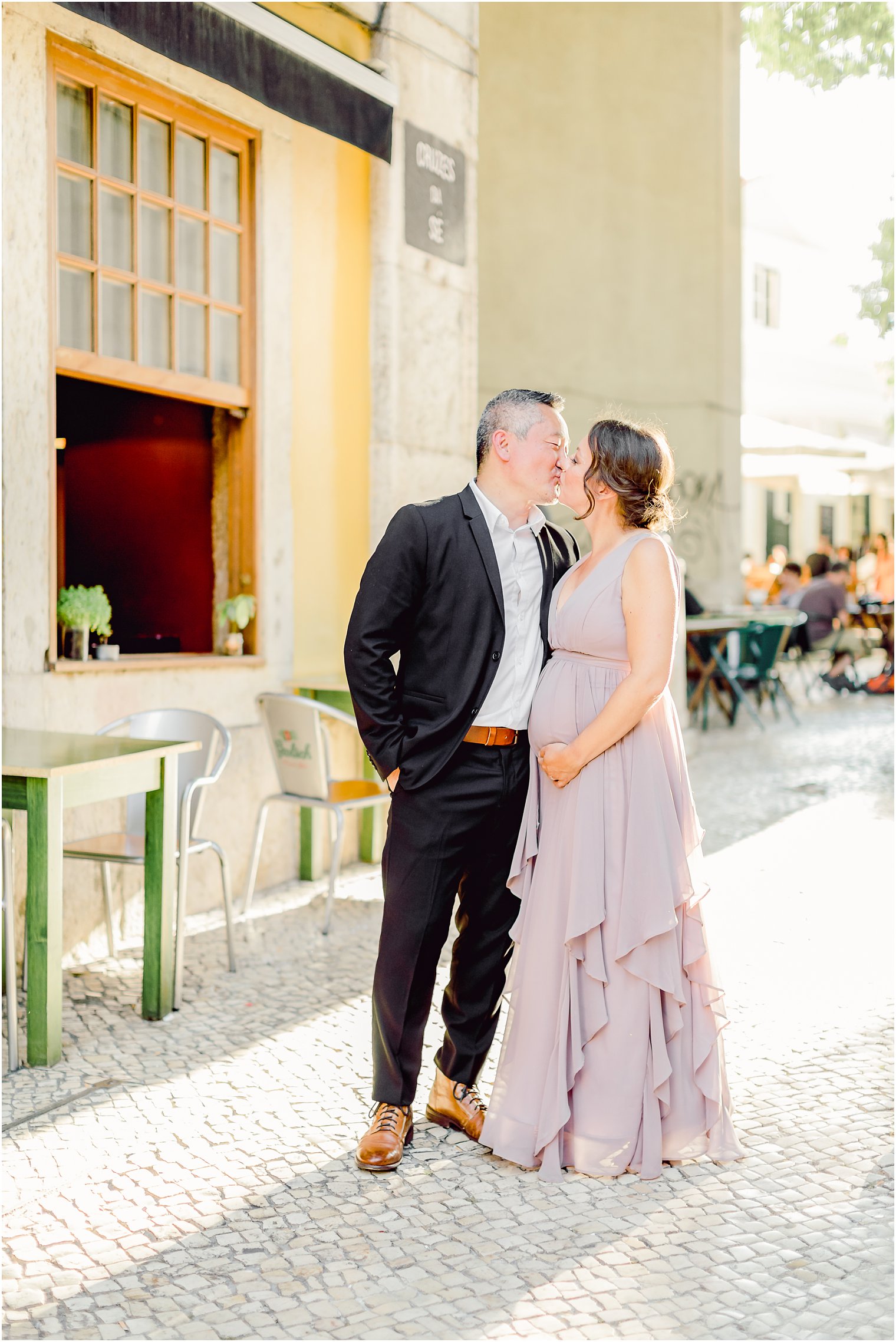 photo of couple kissing by French Grey Photography