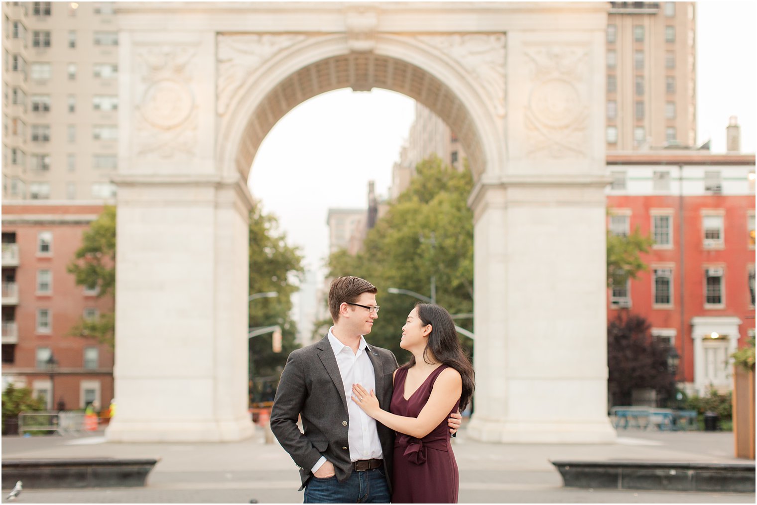 Sunrise shoot at Washington Square Park