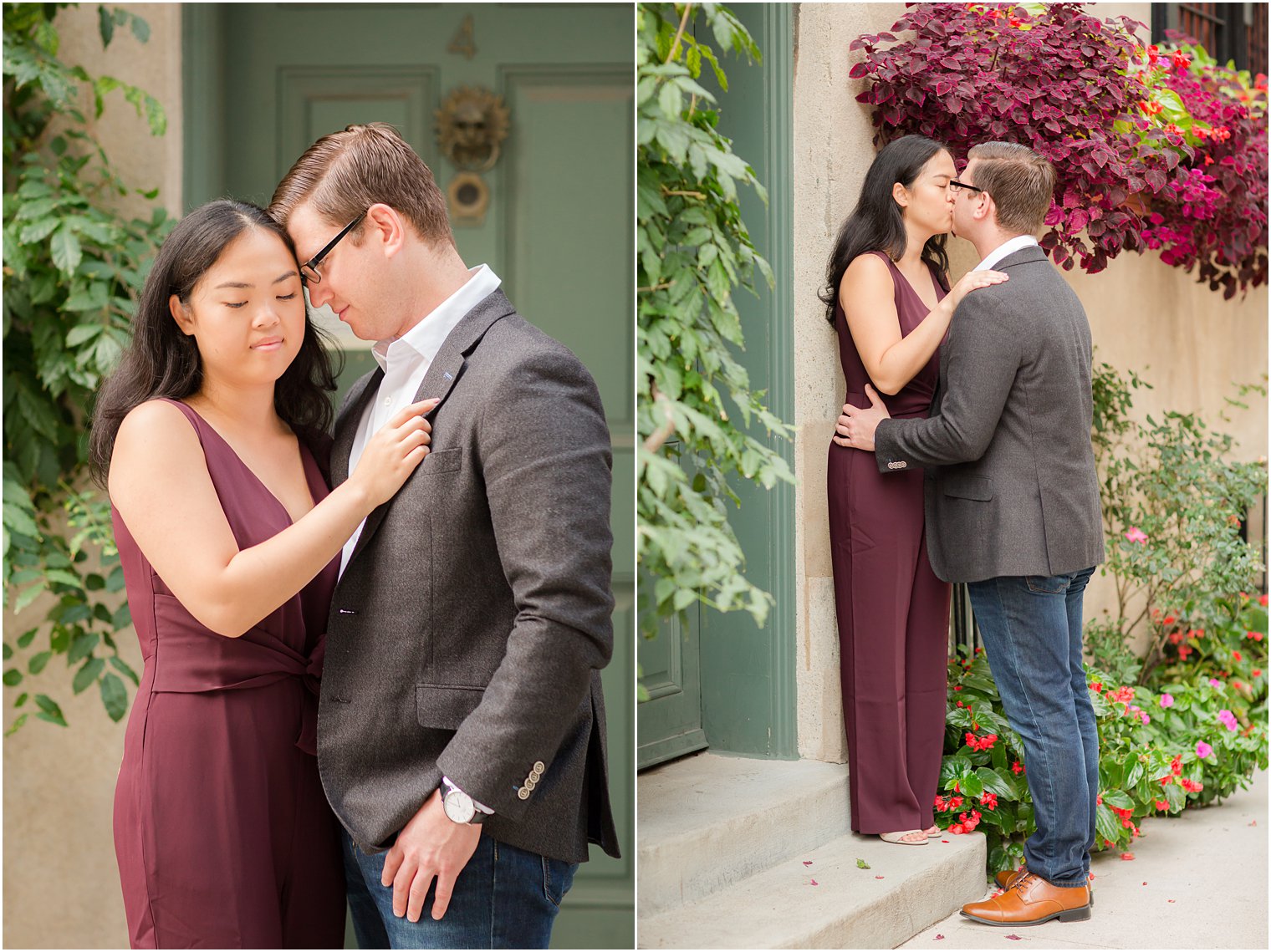 engagement photos on NYU campus