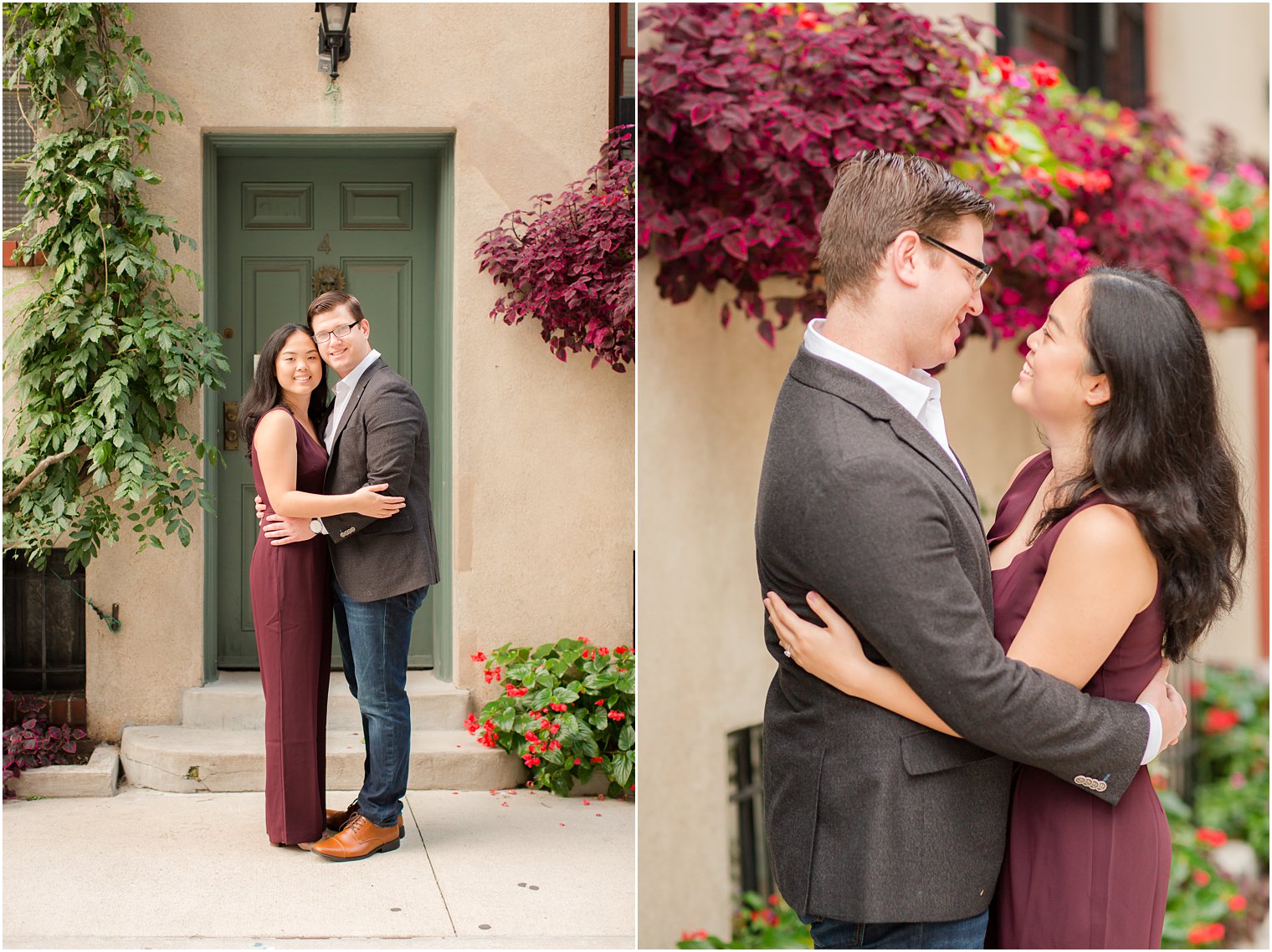 engagement photos on NYU campus