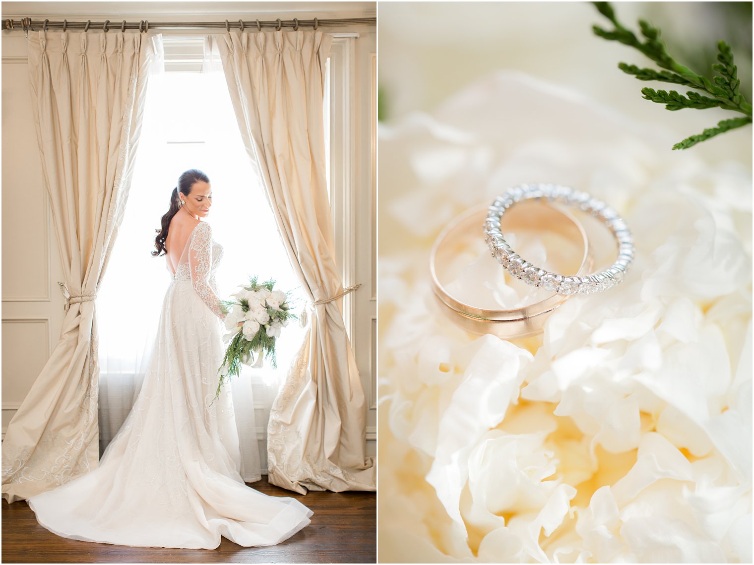 elegant bridal portrait at Park Savoy Estate